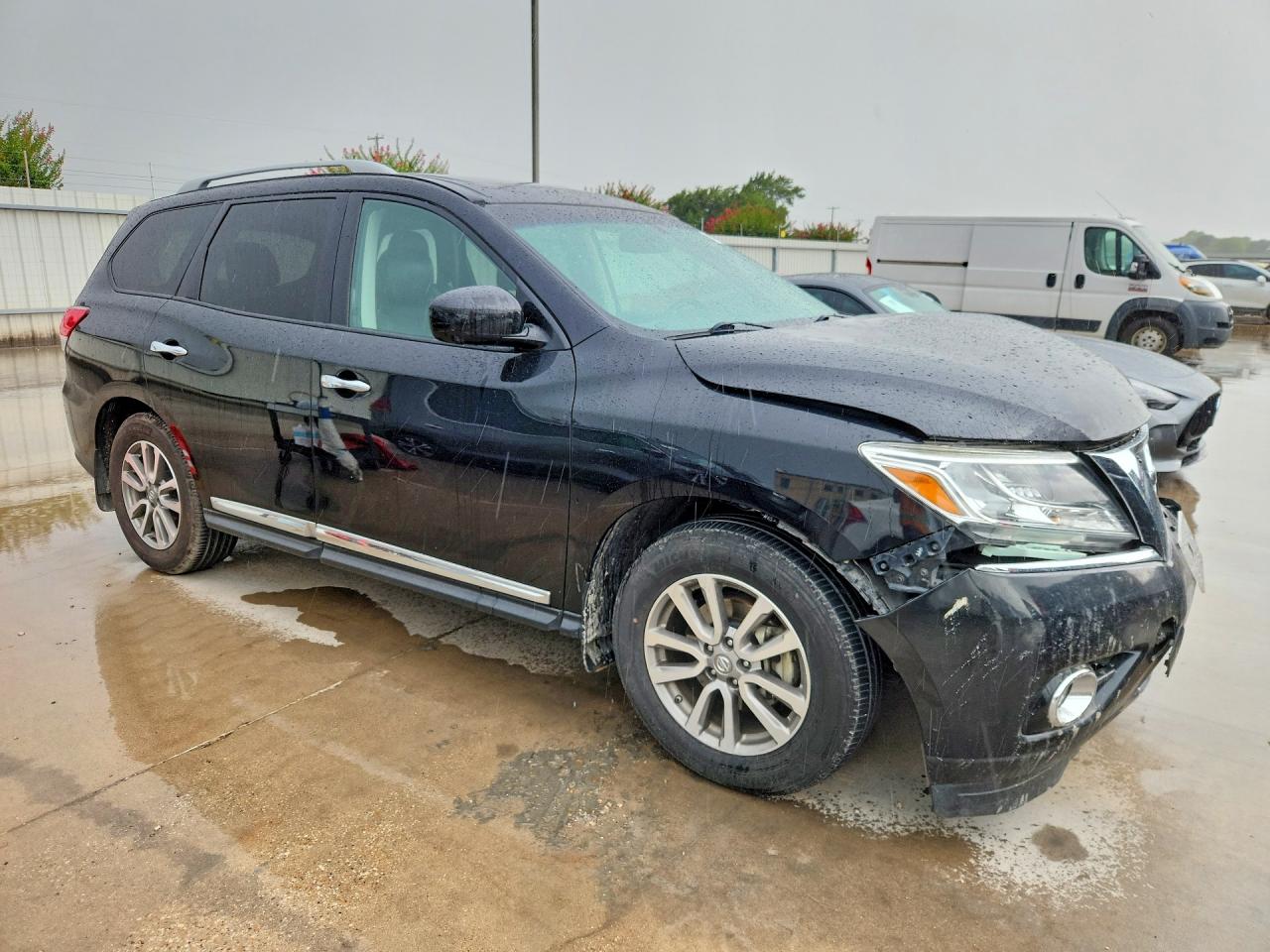 2015 Nissan Pathfinder Sl Black vin: 5N1AR2MM4FC679597