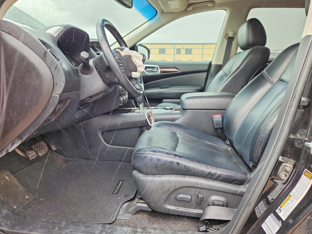 2015 Nissan Pathfinder Sl Black vin: 5N1AR2MM4FC679597