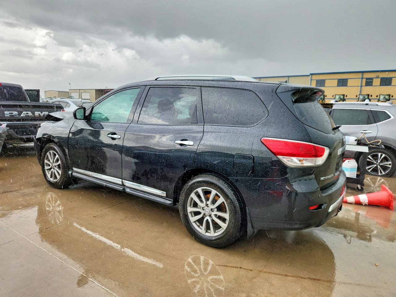 2015 Nissan Pathfinder Sl Black vin: 5N1AR2MM4FC679597