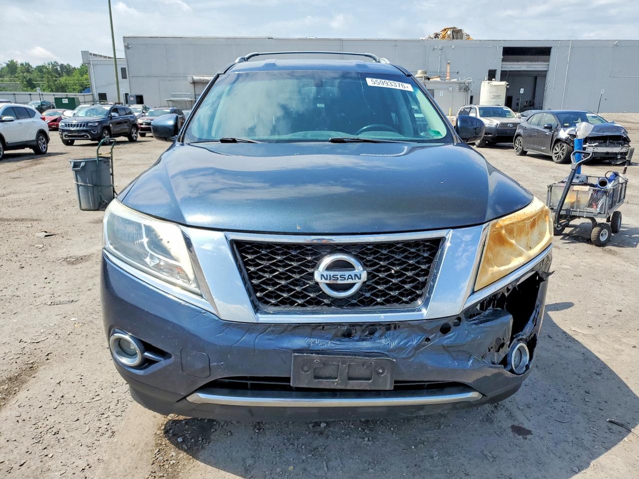 2015 Nissan Pathfinder S Blue vin: 5N1AR2MM4FC686730