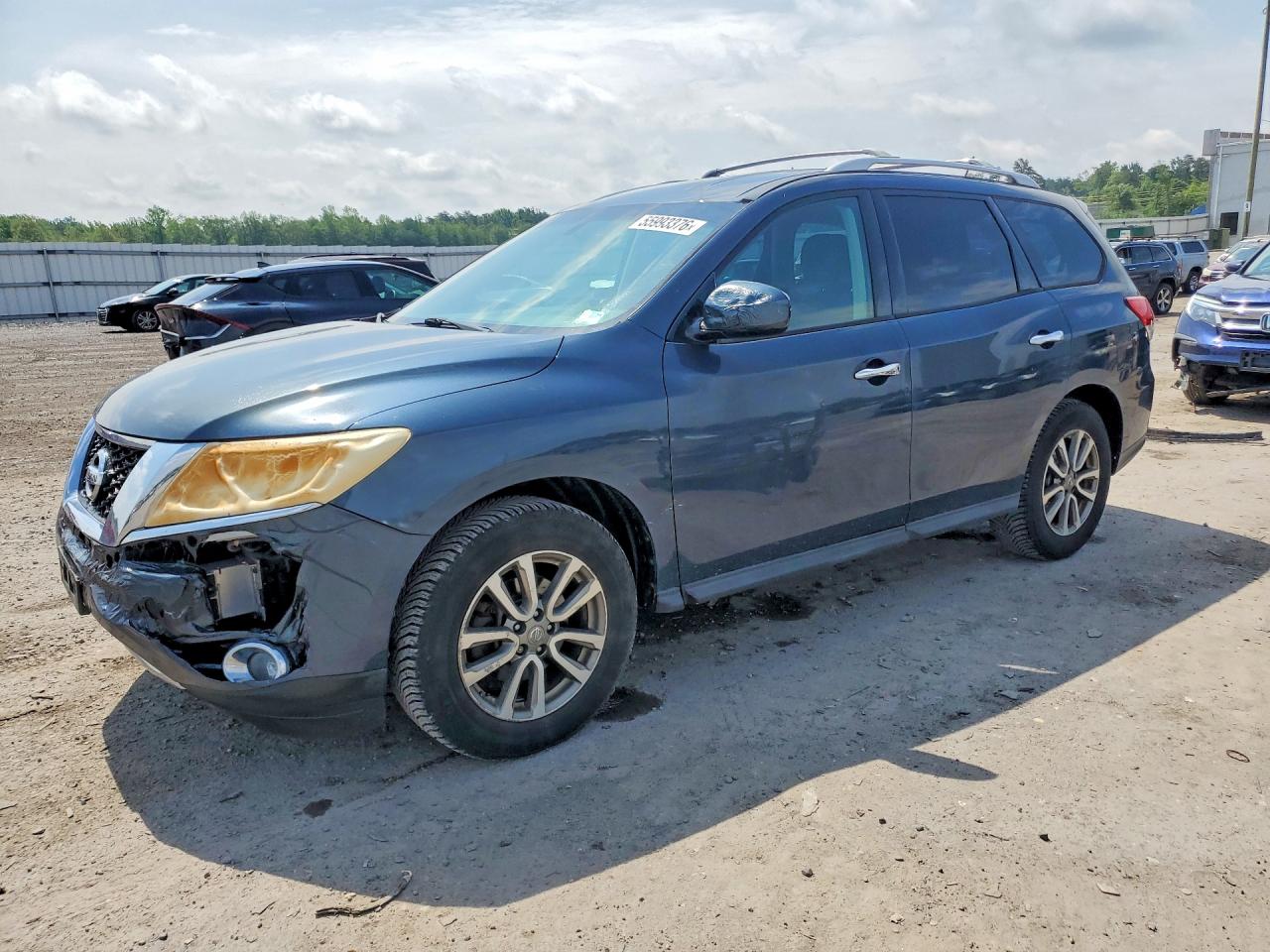 2015 Nissan Pathfinder S Blue vin: 5N1AR2MM4FC686730