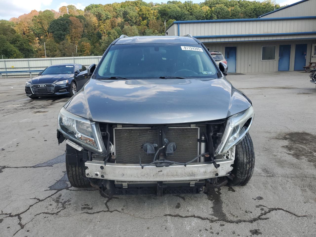 2015 Nissan Pathfinder S Silver vin: 5N1AR2MM4FC718785