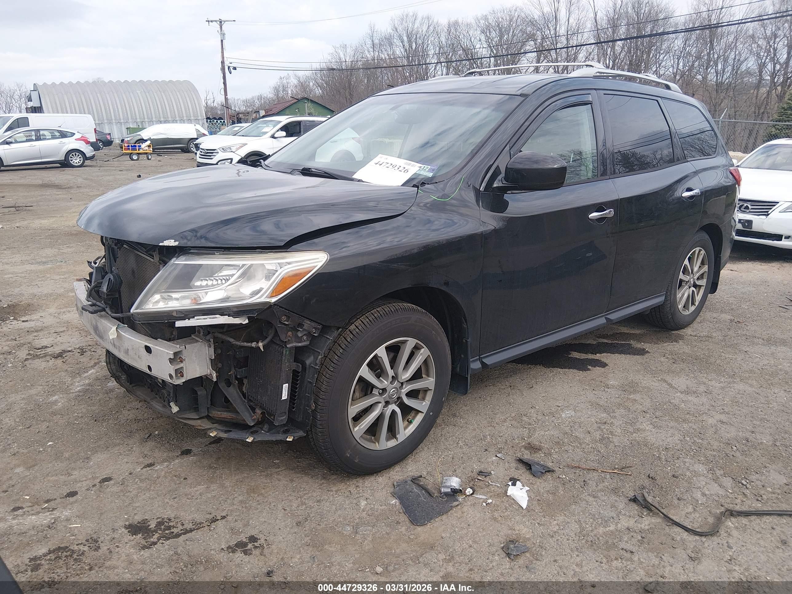 2015 Nissan Pathfinder Sv Черный vin: 5N1AR2MM4FC722996