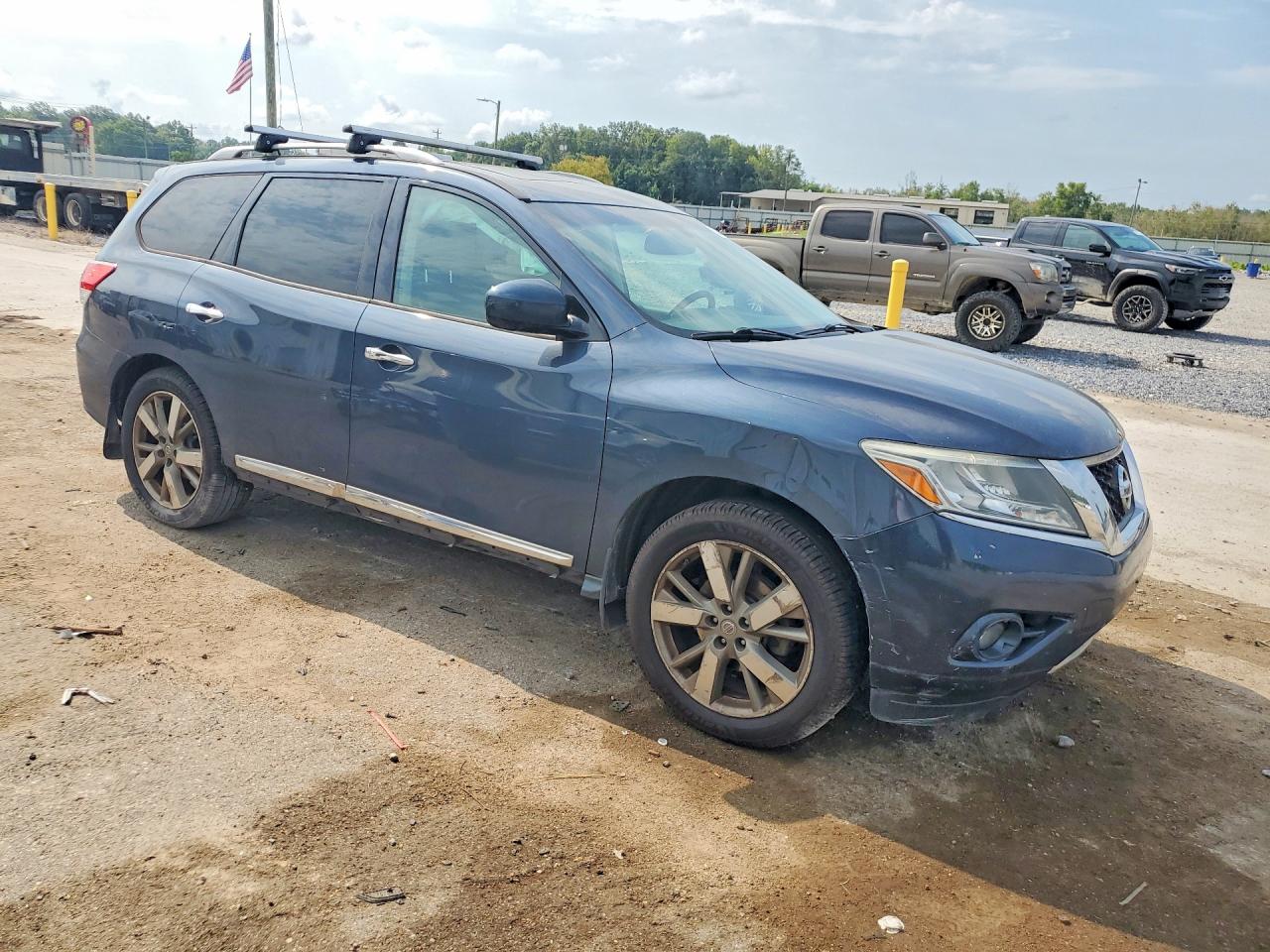 2016 Nissan Pathfinder Platinum Blue vin: 5N1AR2MM4GC635214