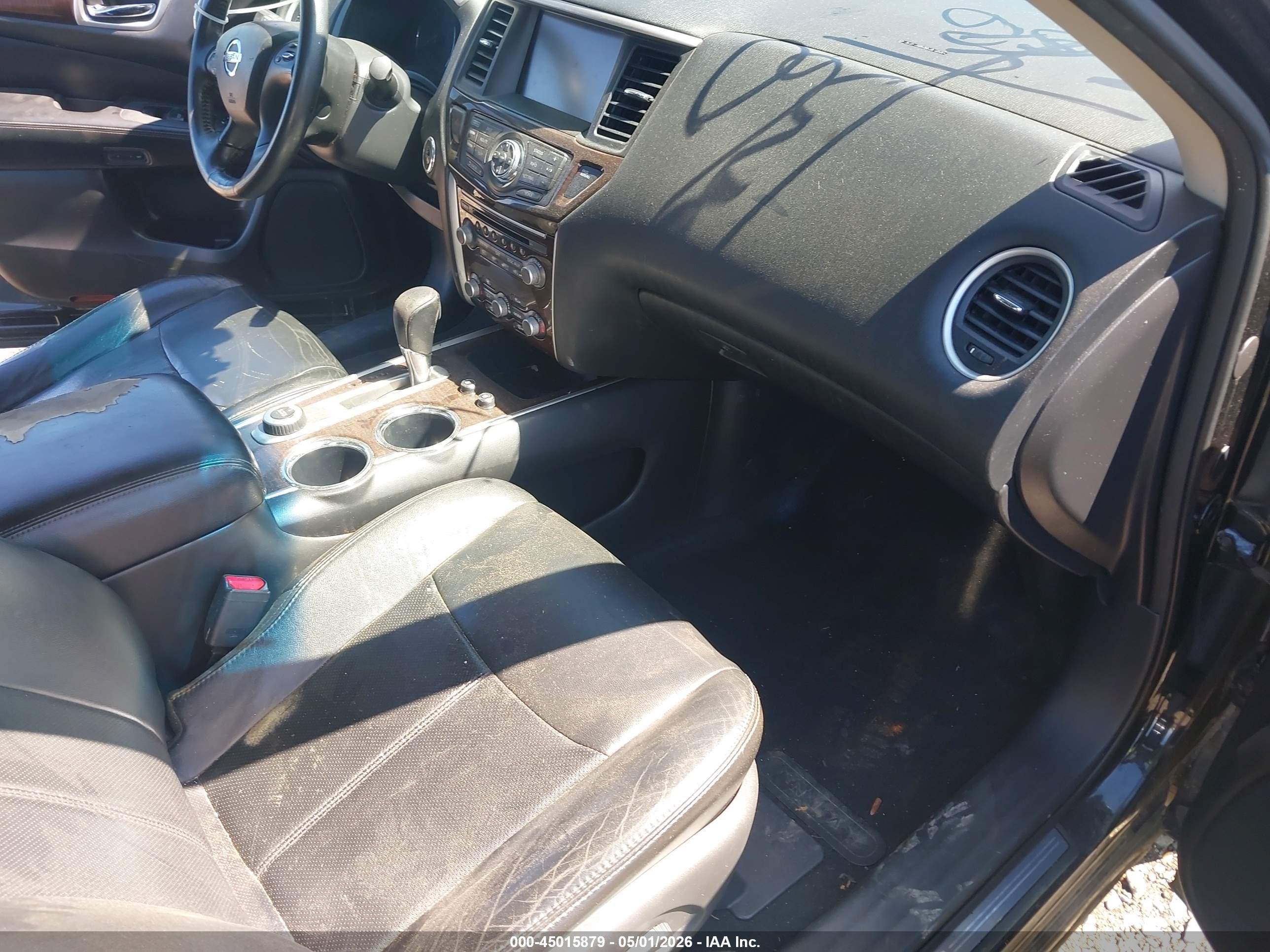 2013 Nissan Pathfinder Platinum Черный vin: 5N1AR2MM5DC664538