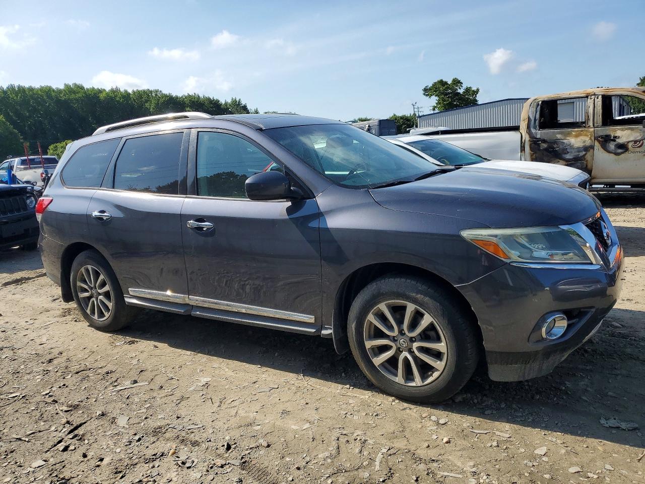 2013 Nissan Pathfinder S Gray vin: 5N1AR2MM5DC678441