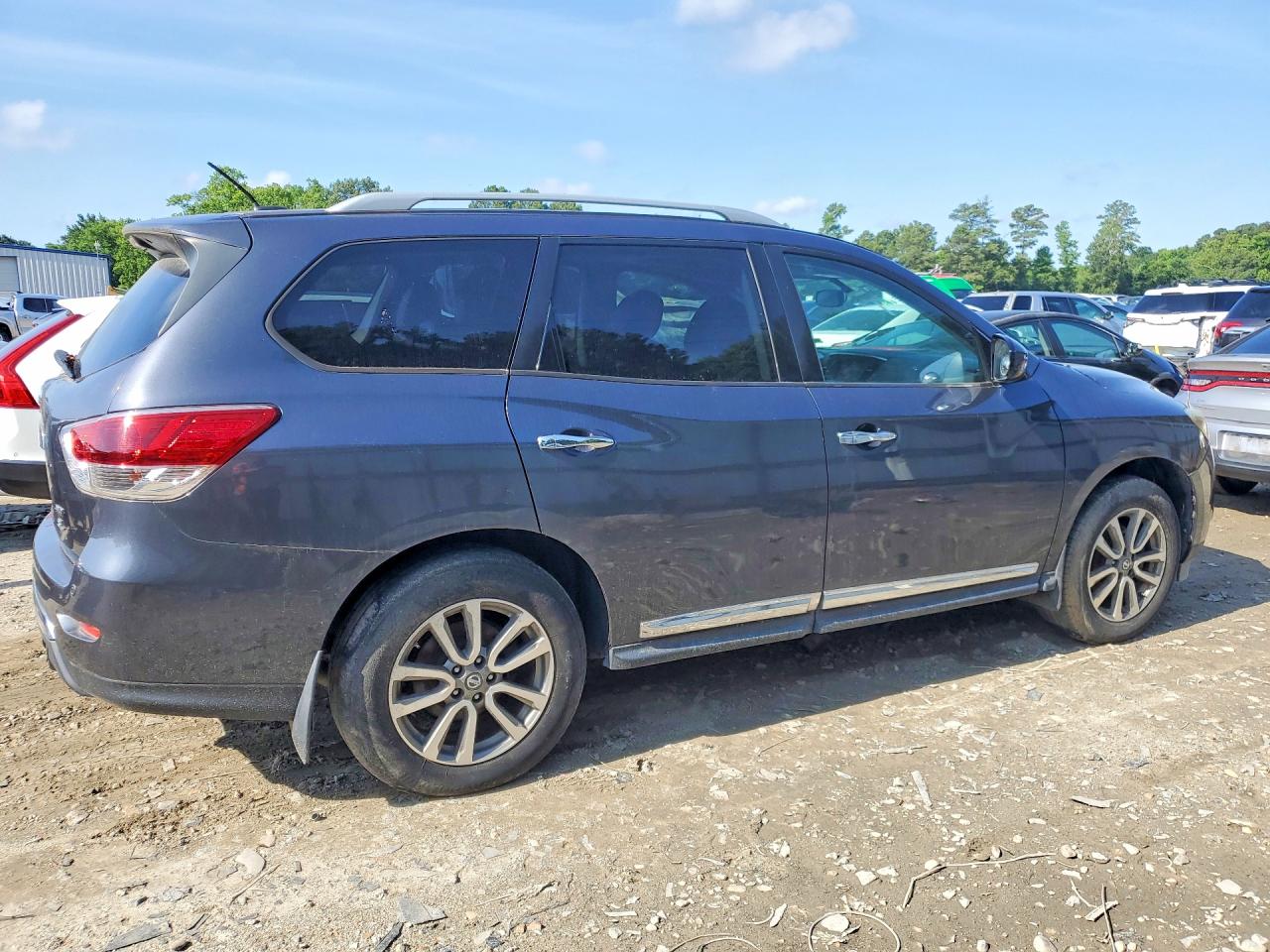 2013 Nissan Pathfinder S Gray vin: 5N1AR2MM5DC678441