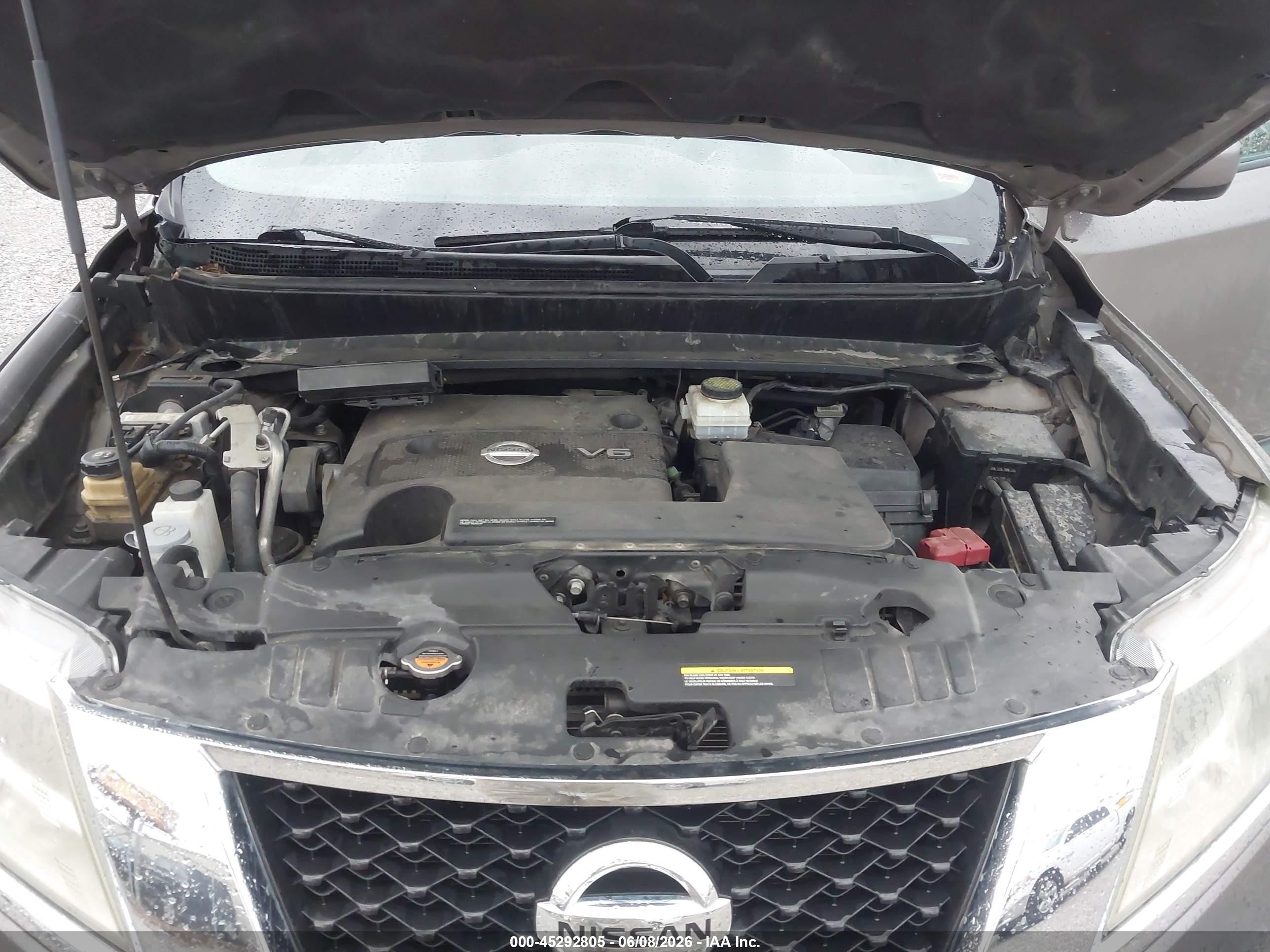 2014 Nissan Pathfinder Sv Gold vin: 5N1AR2MM5EC610335