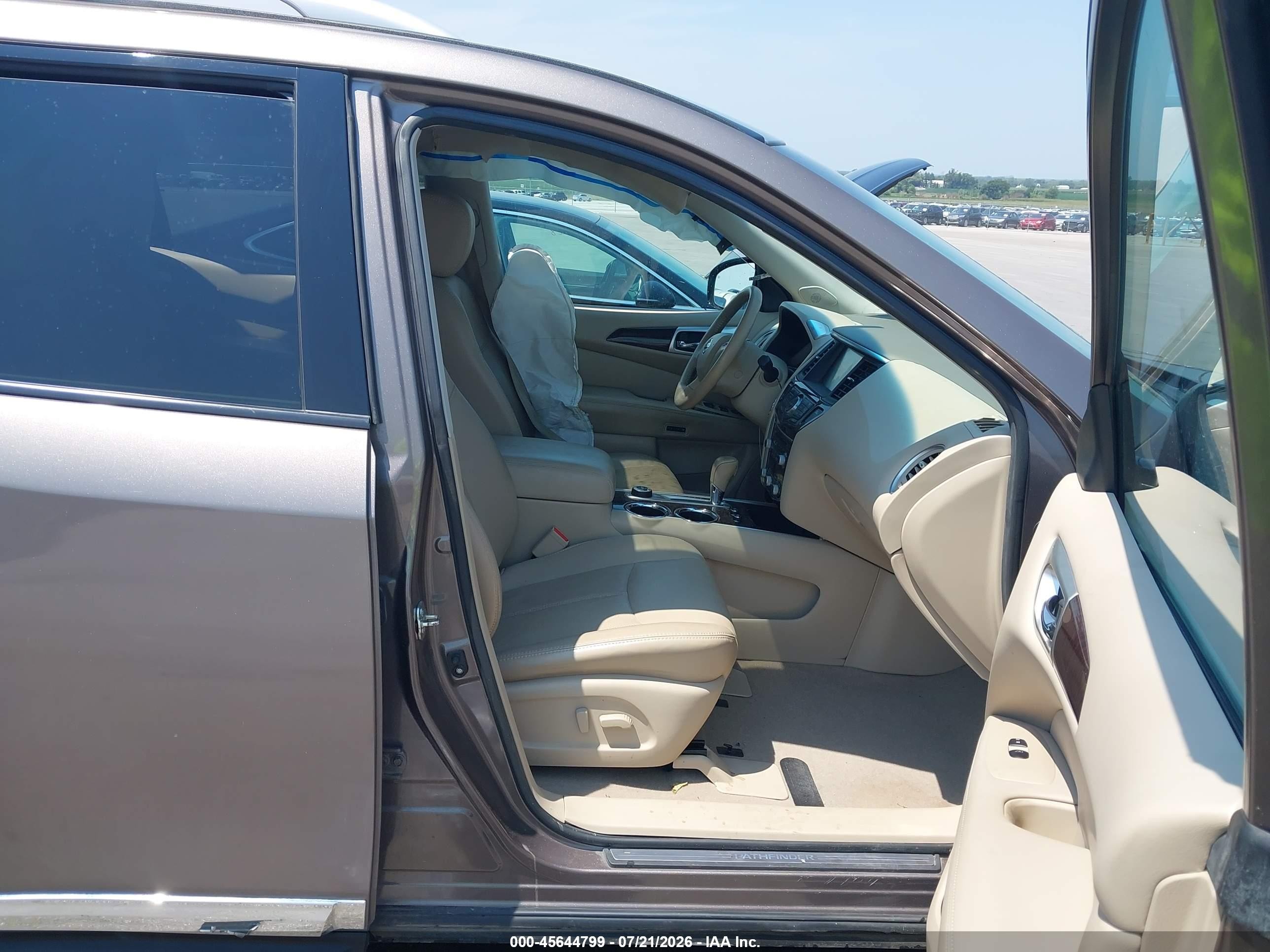 2014 Nissan Pathfinder Platinum Brown vin: 5N1AR2MM5EC616992
