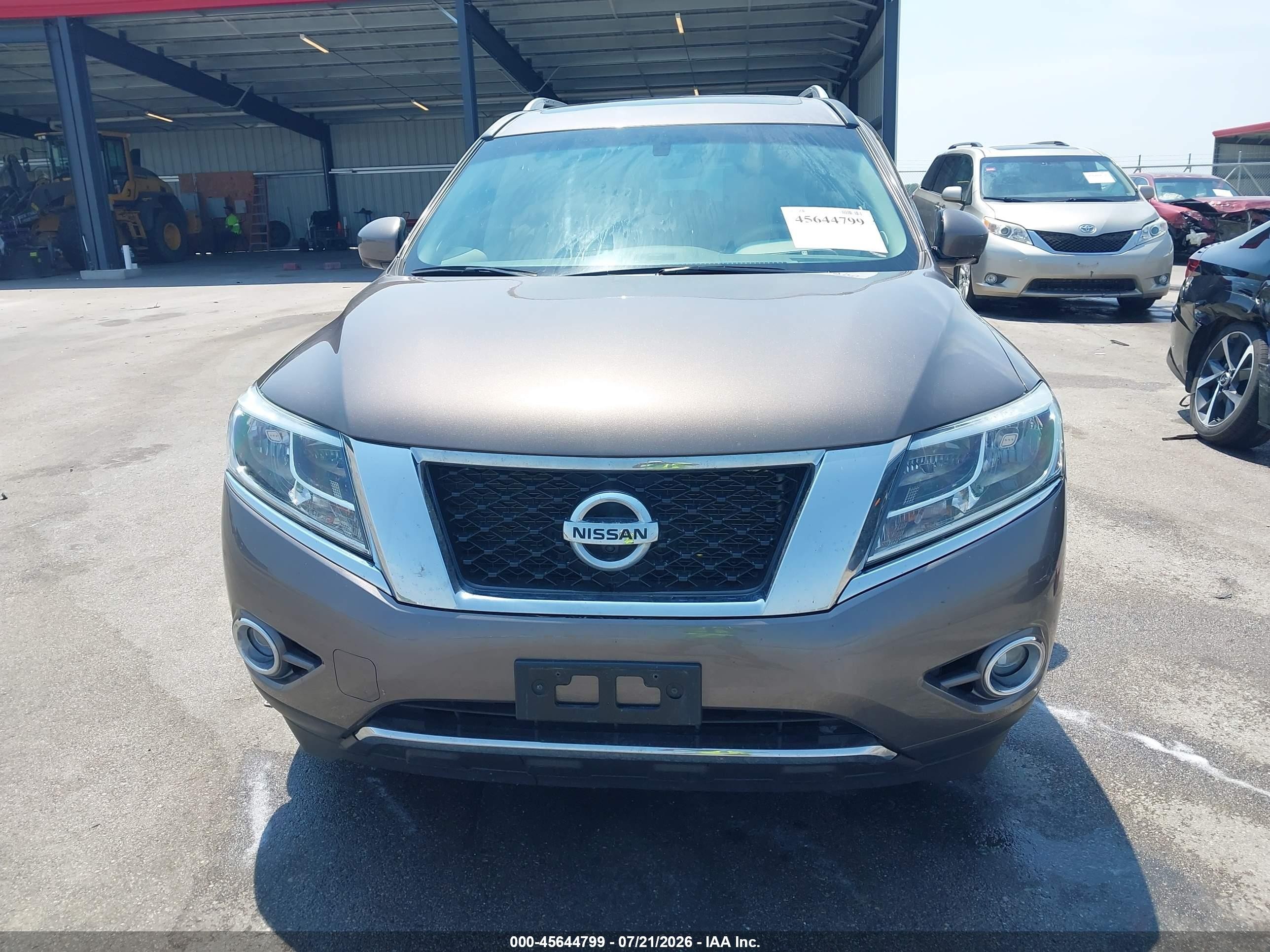 2014 Nissan Pathfinder Platinum Brown vin: 5N1AR2MM5EC616992