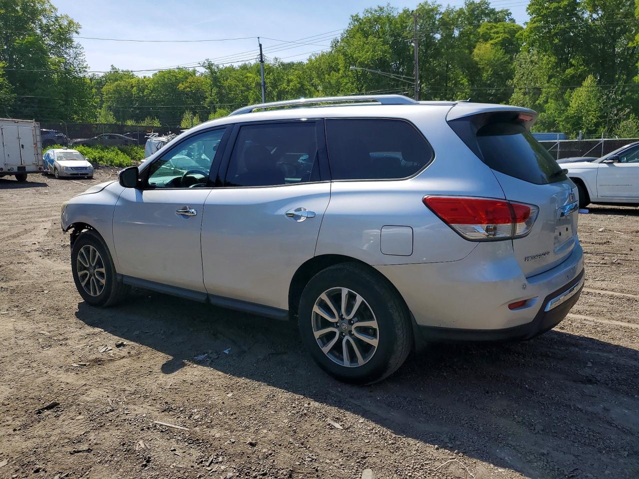 2014 Nissan Pathfinder Silver vin: 5N1AR2MM5EC624607