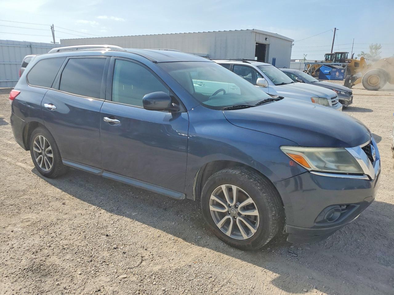 2014 Nissan Pathfinder Sv Blue vin: 5N1AR2MM5EC652519