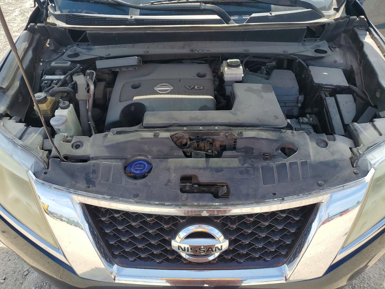 2014 Nissan Pathfinder Sv Blue vin: 5N1AR2MM5EC652519