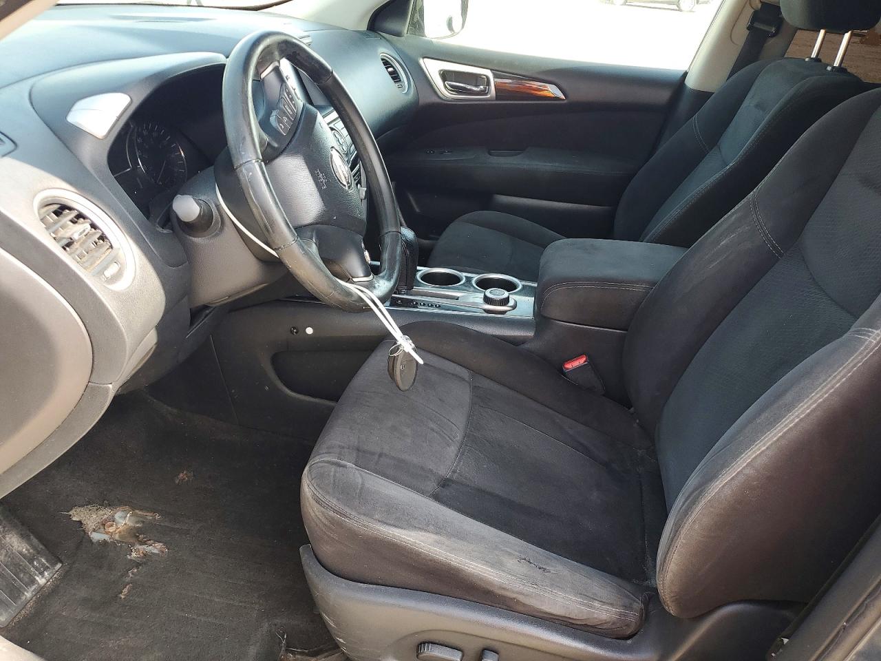 2014 Nissan Pathfinder Sv Blue vin: 5N1AR2MM5EC652519