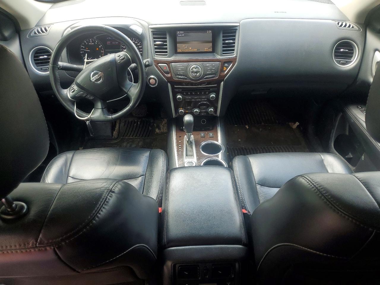 2014 Nissan Pathfinder S Brown vin: 5N1AR2MM5EC659454