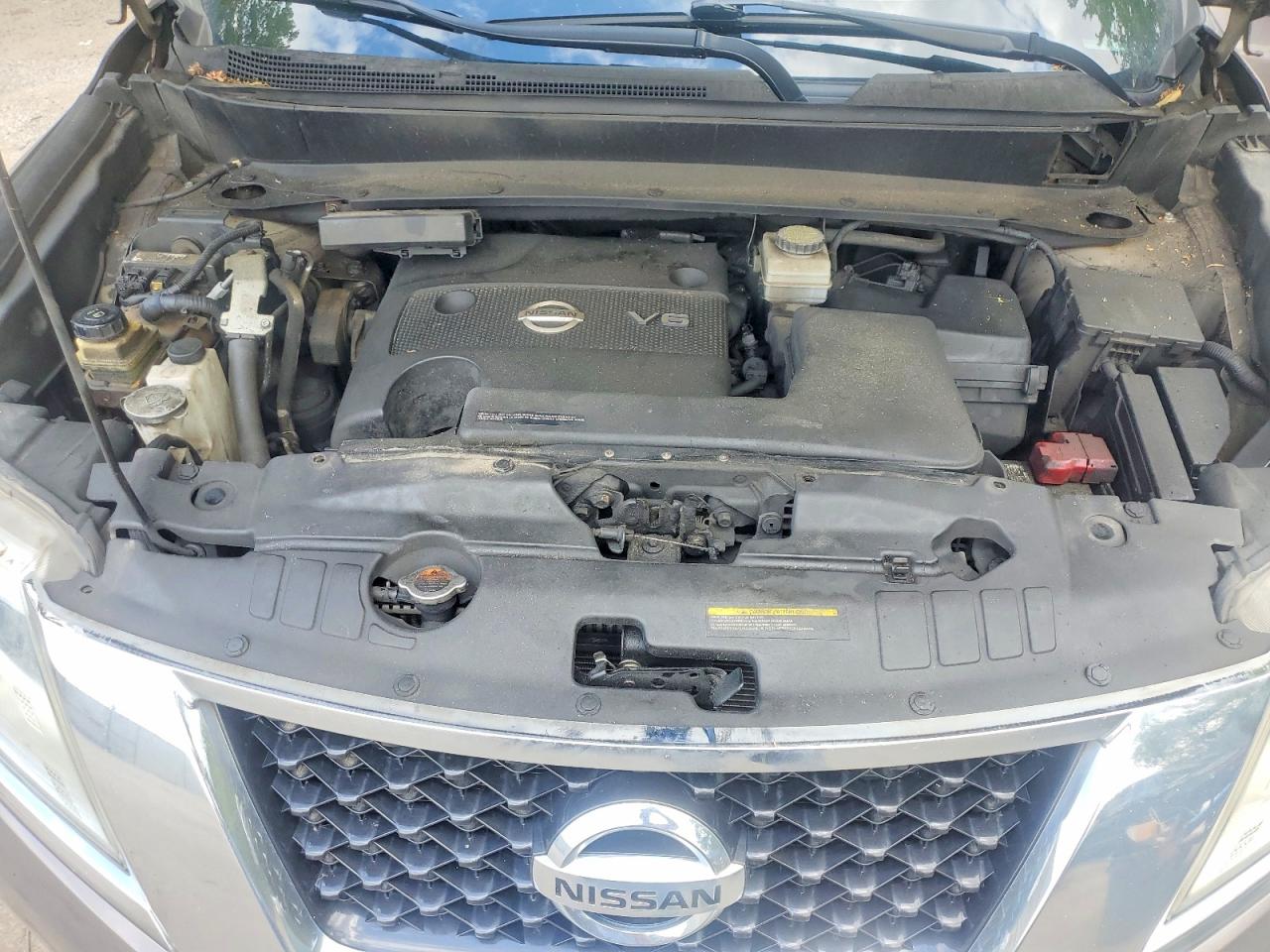 2014 Nissan Pathfinder S Brown vin: 5N1AR2MM5EC659454