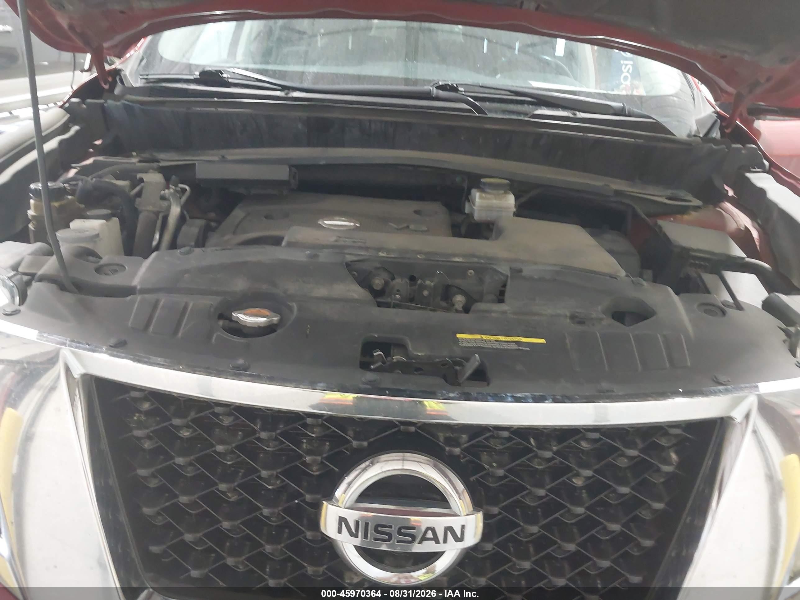 2014 Nissan Pathfinder Platinum Burgundy vin: 5N1AR2MM5EC663147
