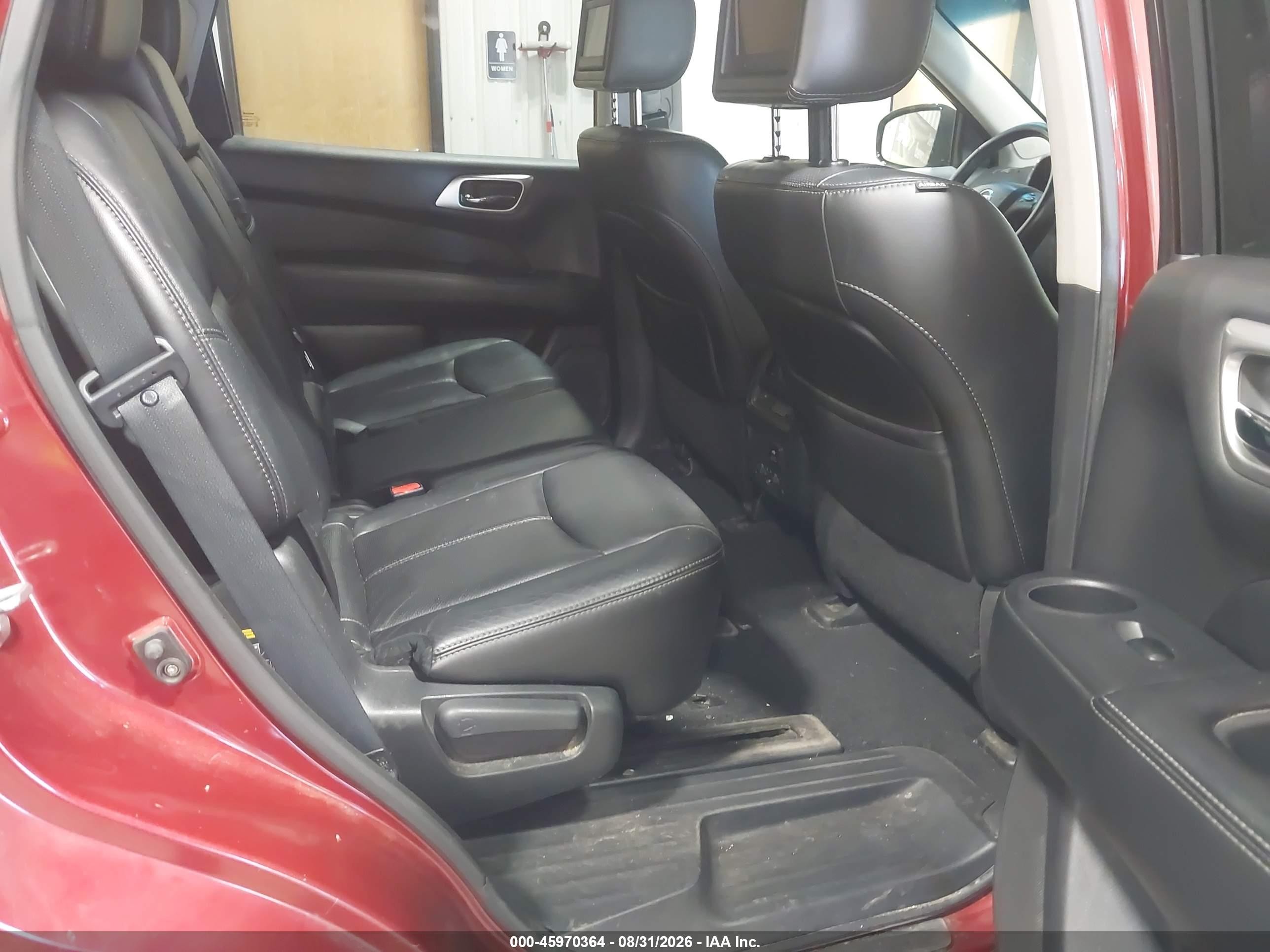 2014 Nissan Pathfinder Platinum Burgundy vin: 5N1AR2MM5EC663147