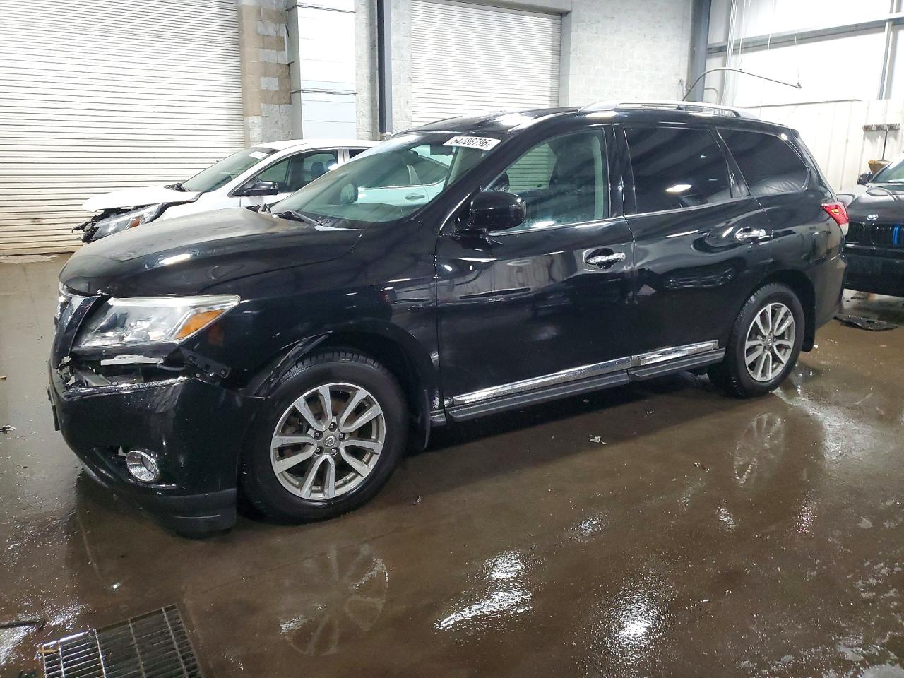 2014 Nissan Pathfinder Sl Black vin: 5N1AR2MM5EC663889