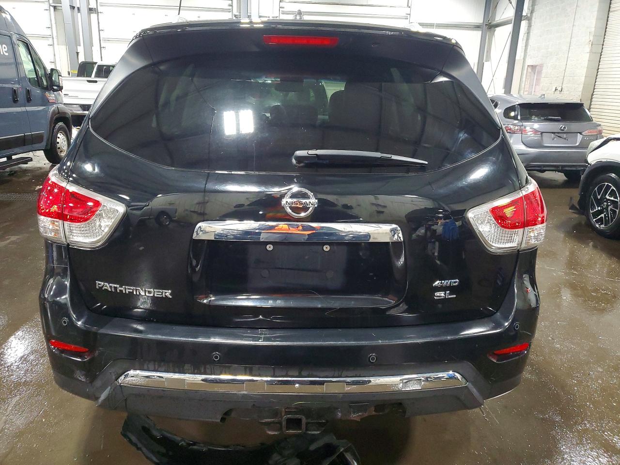 2014 Nissan Pathfinder Sl Black vin: 5N1AR2MM5EC663889