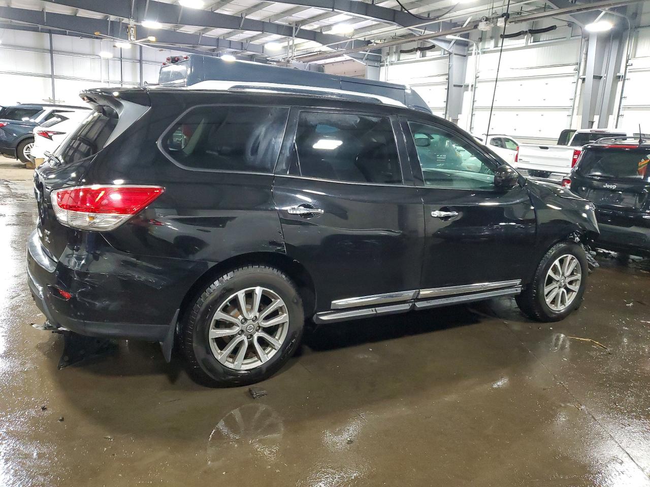 2014 Nissan Pathfinder Sl Black vin: 5N1AR2MM5EC663889