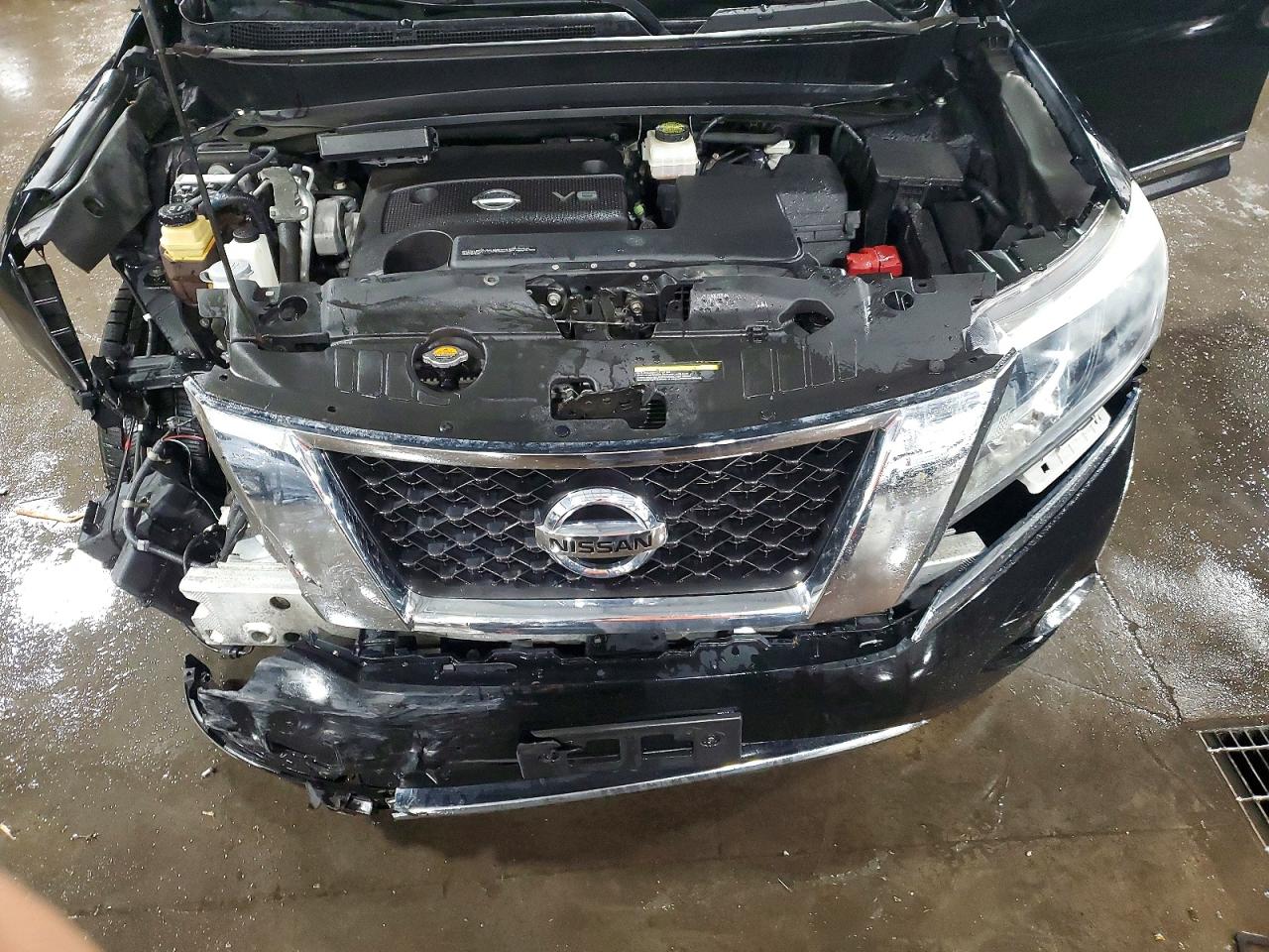 2014 Nissan Pathfinder Sl Black vin: 5N1AR2MM5EC663889