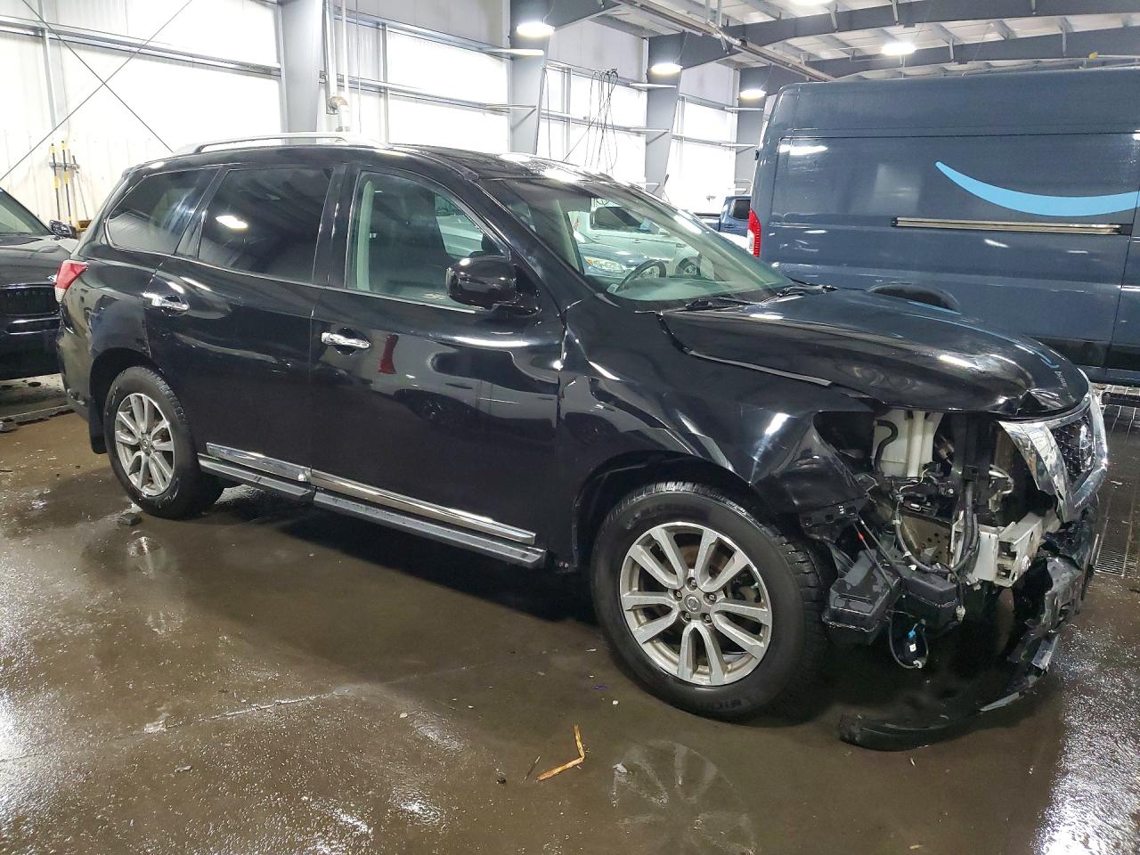 2014 Nissan Pathfinder Sl Black vin: 5N1AR2MM5EC663889