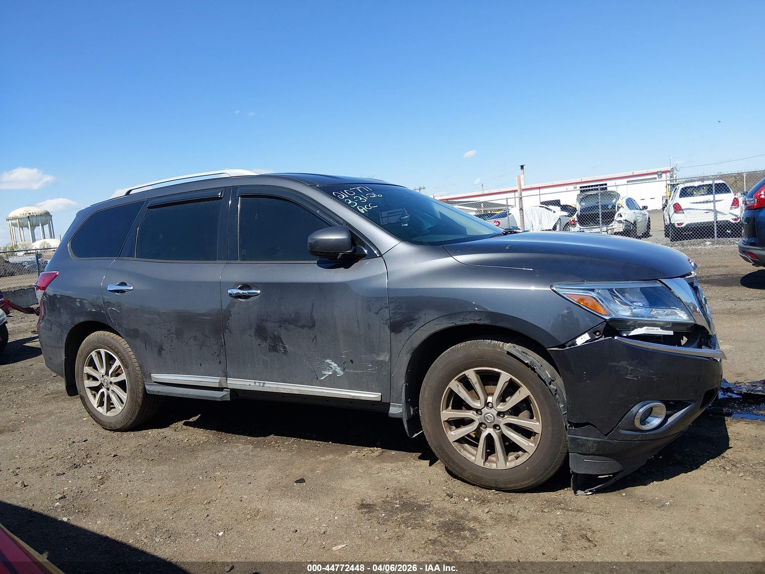 2014 Nissan Pathfinder Sl Gray vin: 5N1AR2MM5EC668767