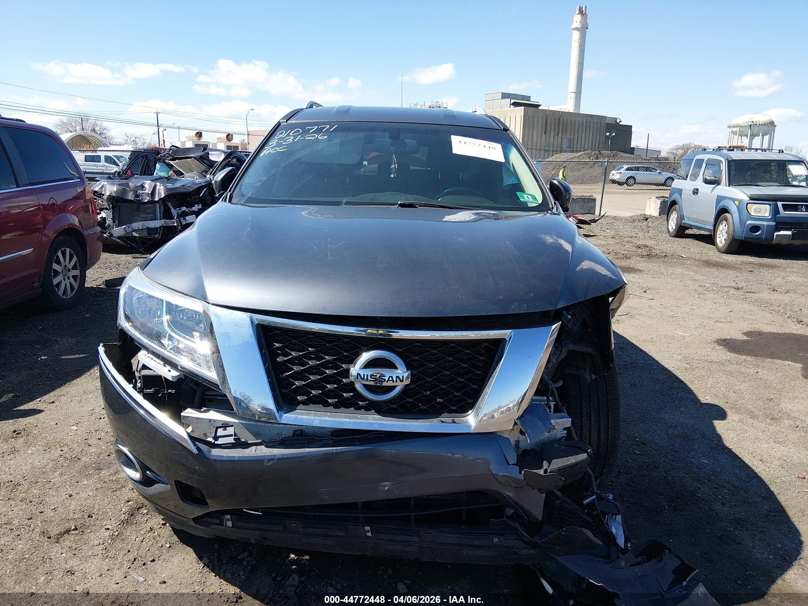 2014 Nissan Pathfinder Sl Gray vin: 5N1AR2MM5EC668767