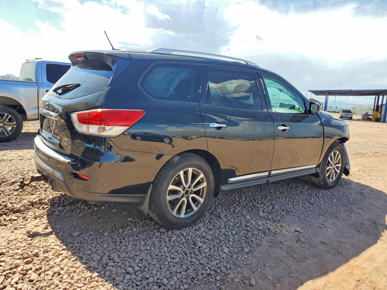2014 Nissan Pathfinder S Black vin: 5N1AR2MM5EC684399