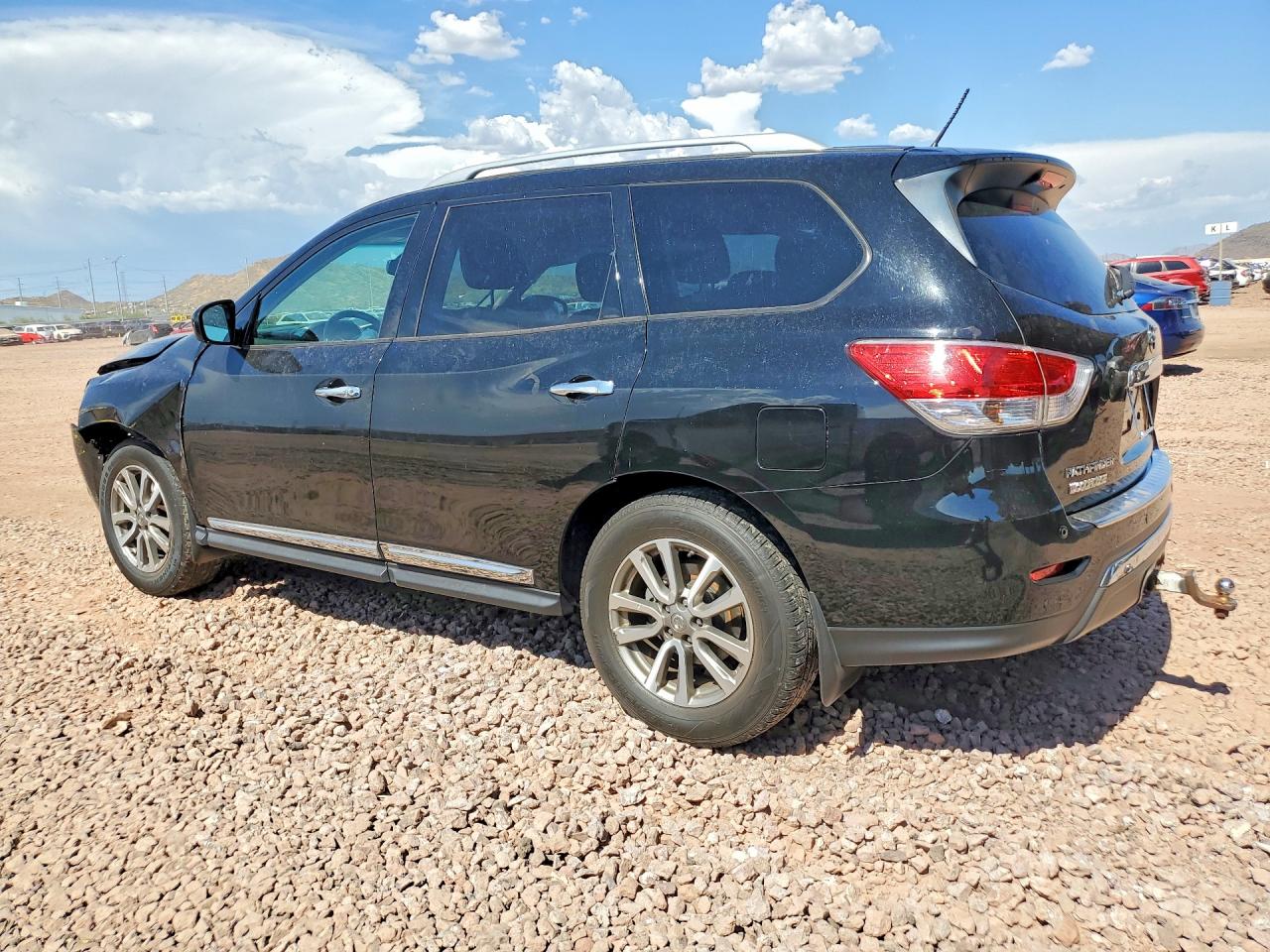 2014 Nissan Pathfinder S Black vin: 5N1AR2MM5EC684399