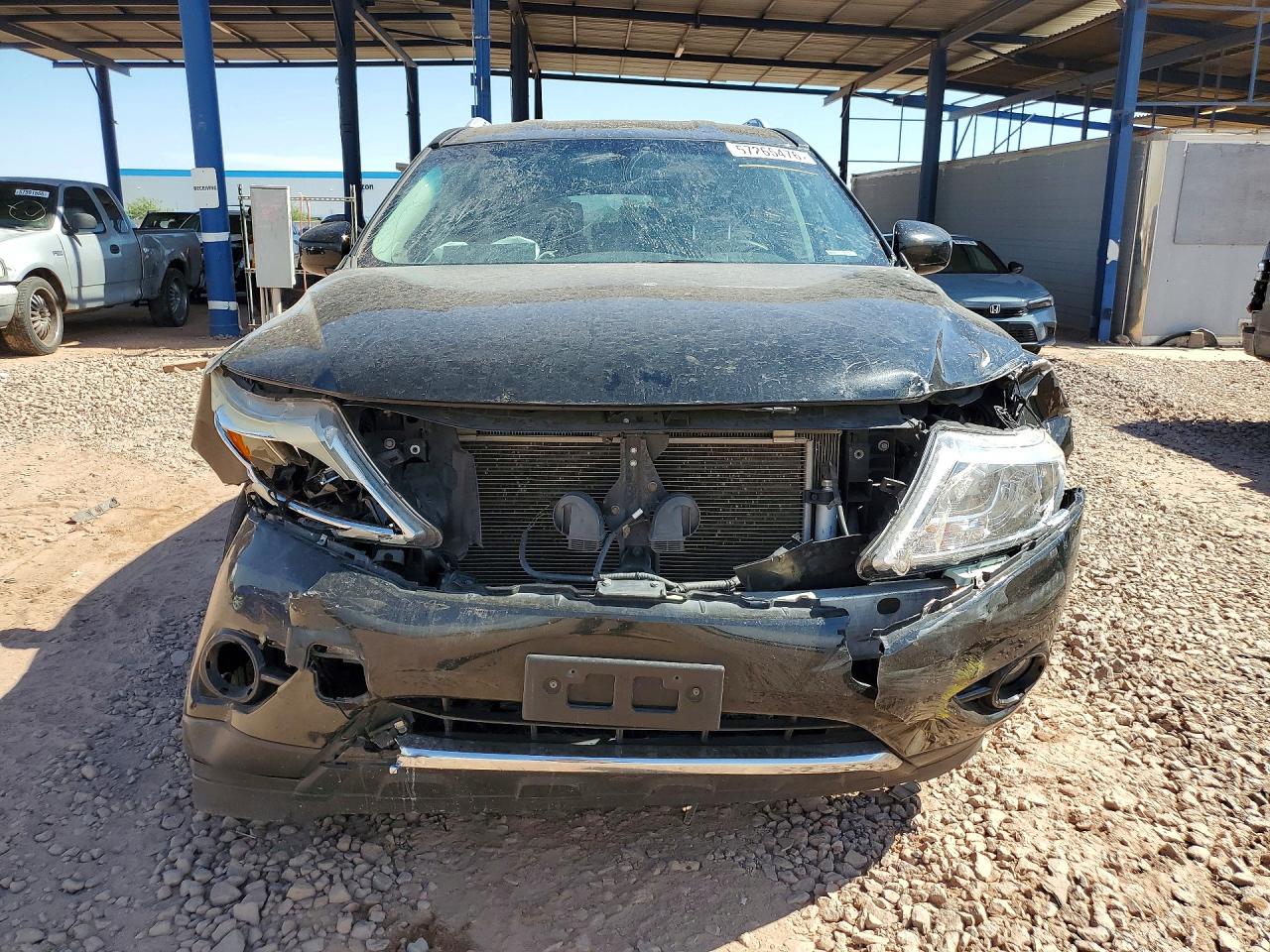 2014 Nissan Pathfinder S Black vin: 5N1AR2MM5EC684399