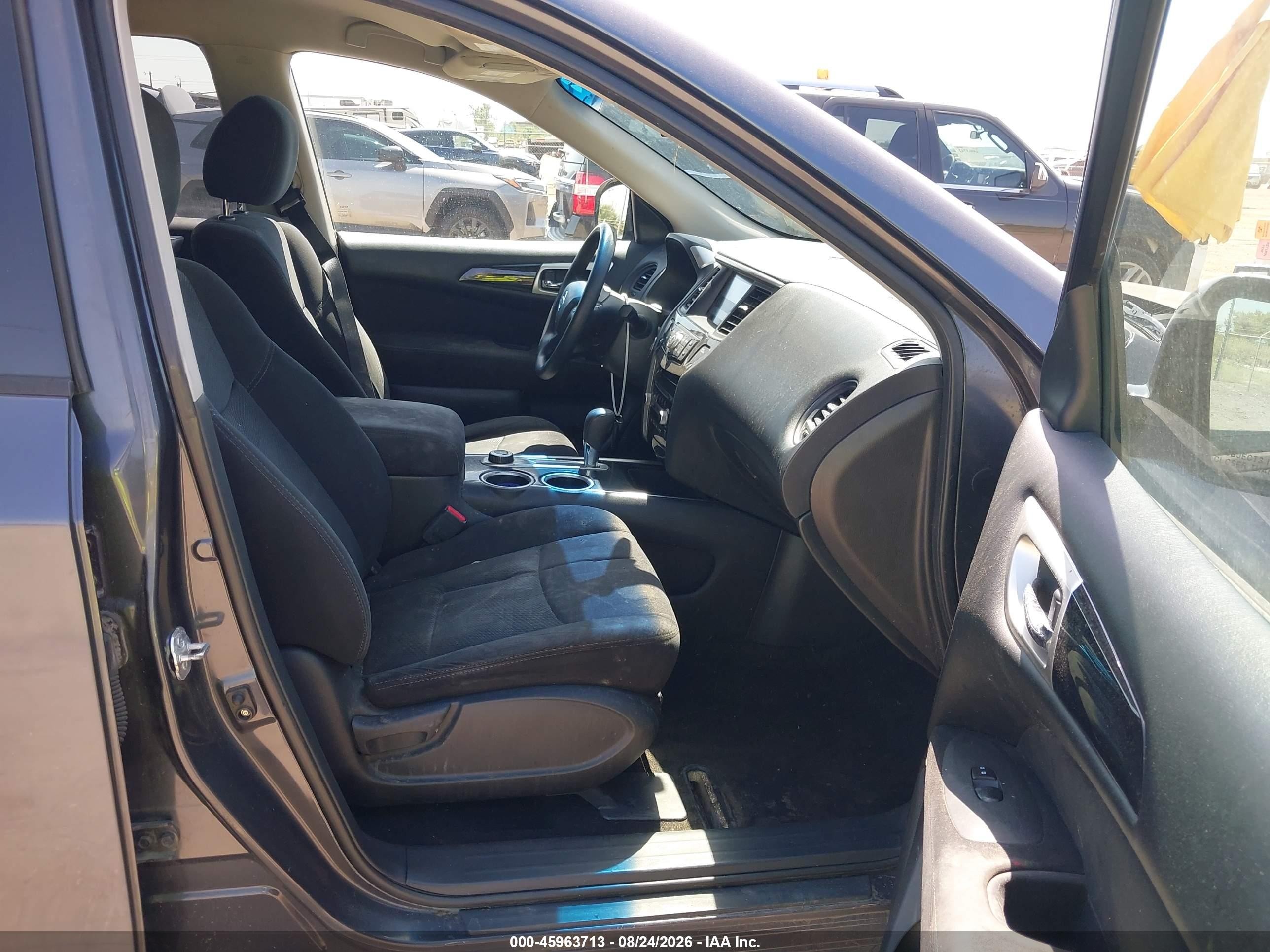 2014 Nissan Pathfinder S Gray vin: 5N1AR2MM5EC685214