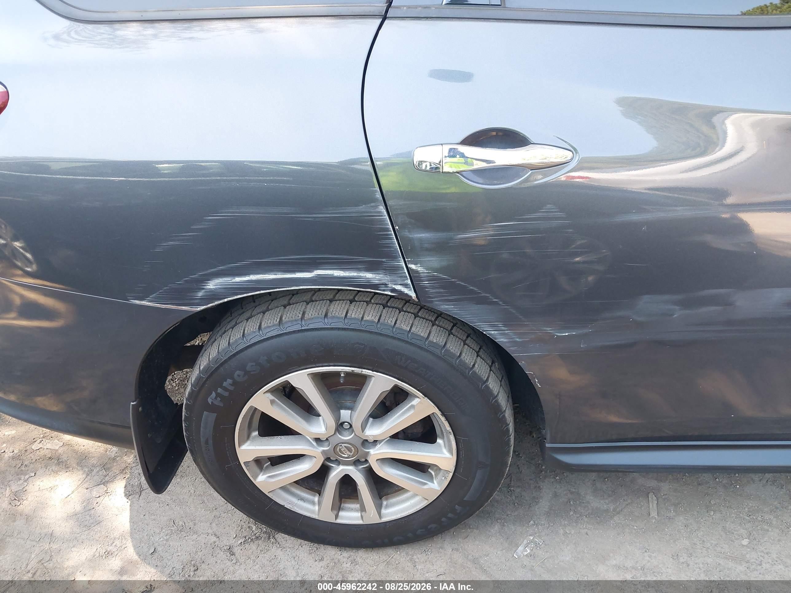 2014 Nissan Pathfinder Sv Gray vin: 5N1AR2MM5EC694852
