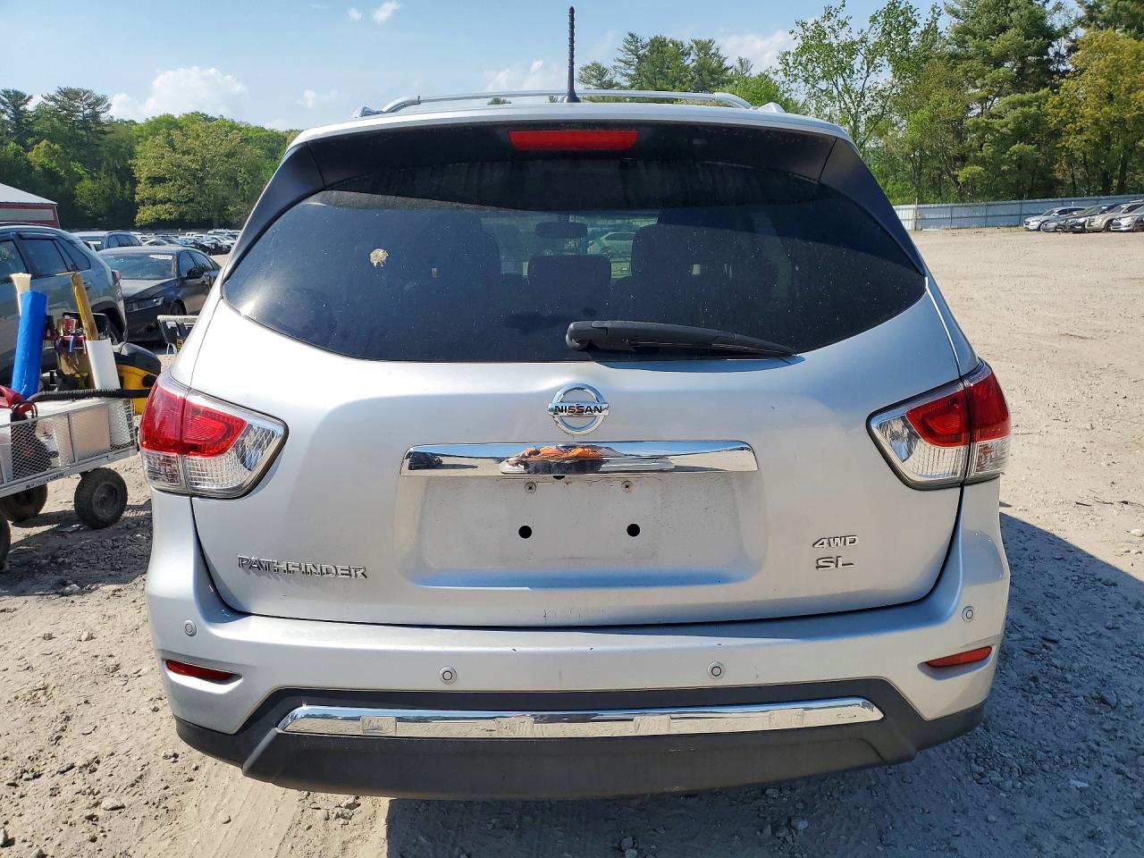 2014 Nissan Pathfinder Sl Gray vin: 5N1AR2MM5EC696861