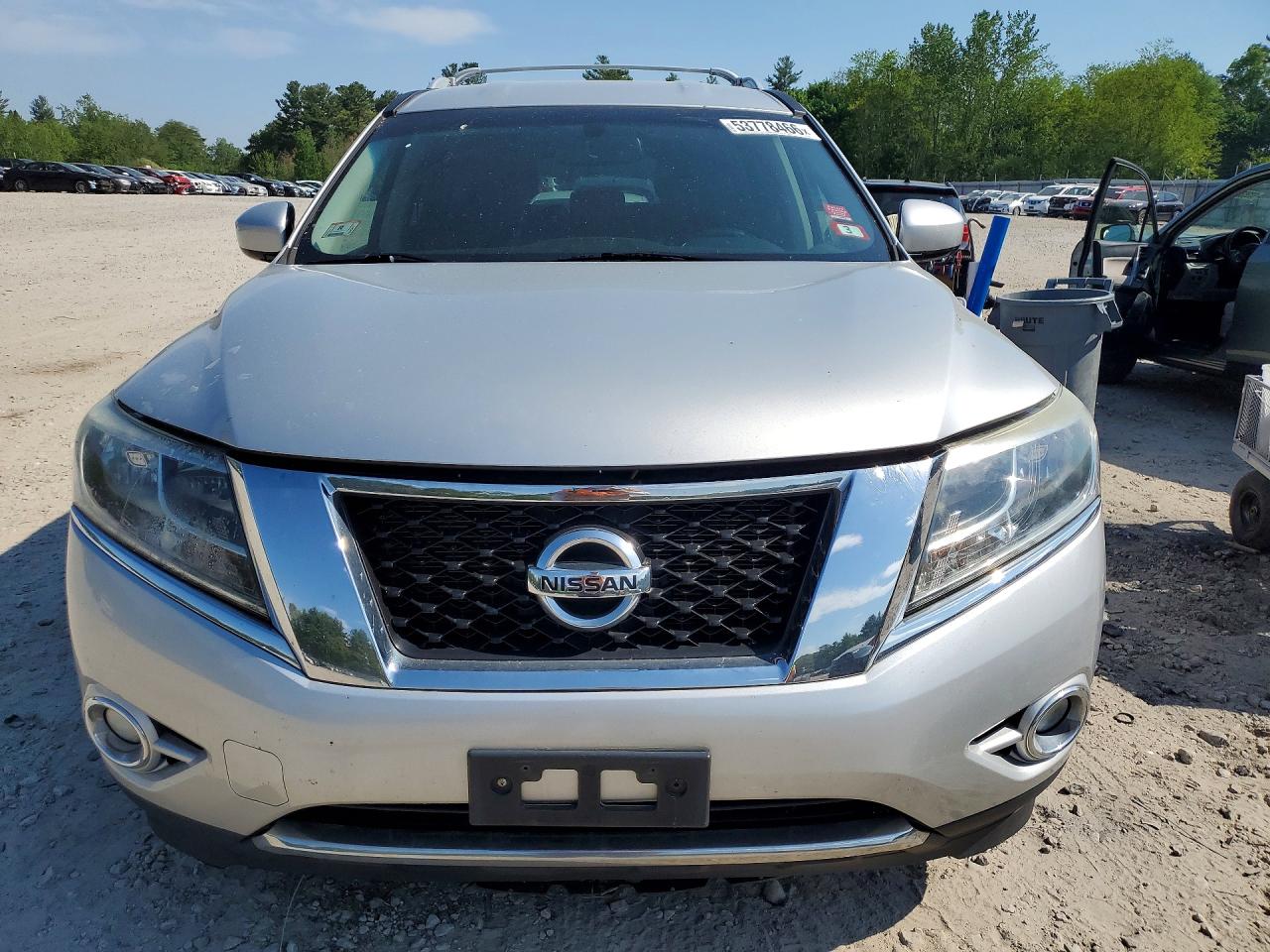 2014 Nissan Pathfinder Sl Gray vin: 5N1AR2MM5EC696861