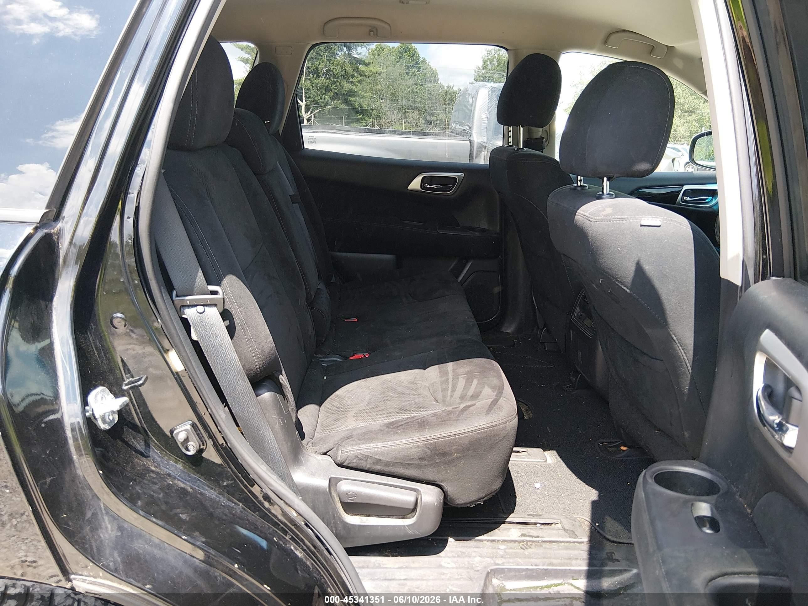 2014 Nissan Pathfinder S Black vin: 5N1AR2MM5EC697623