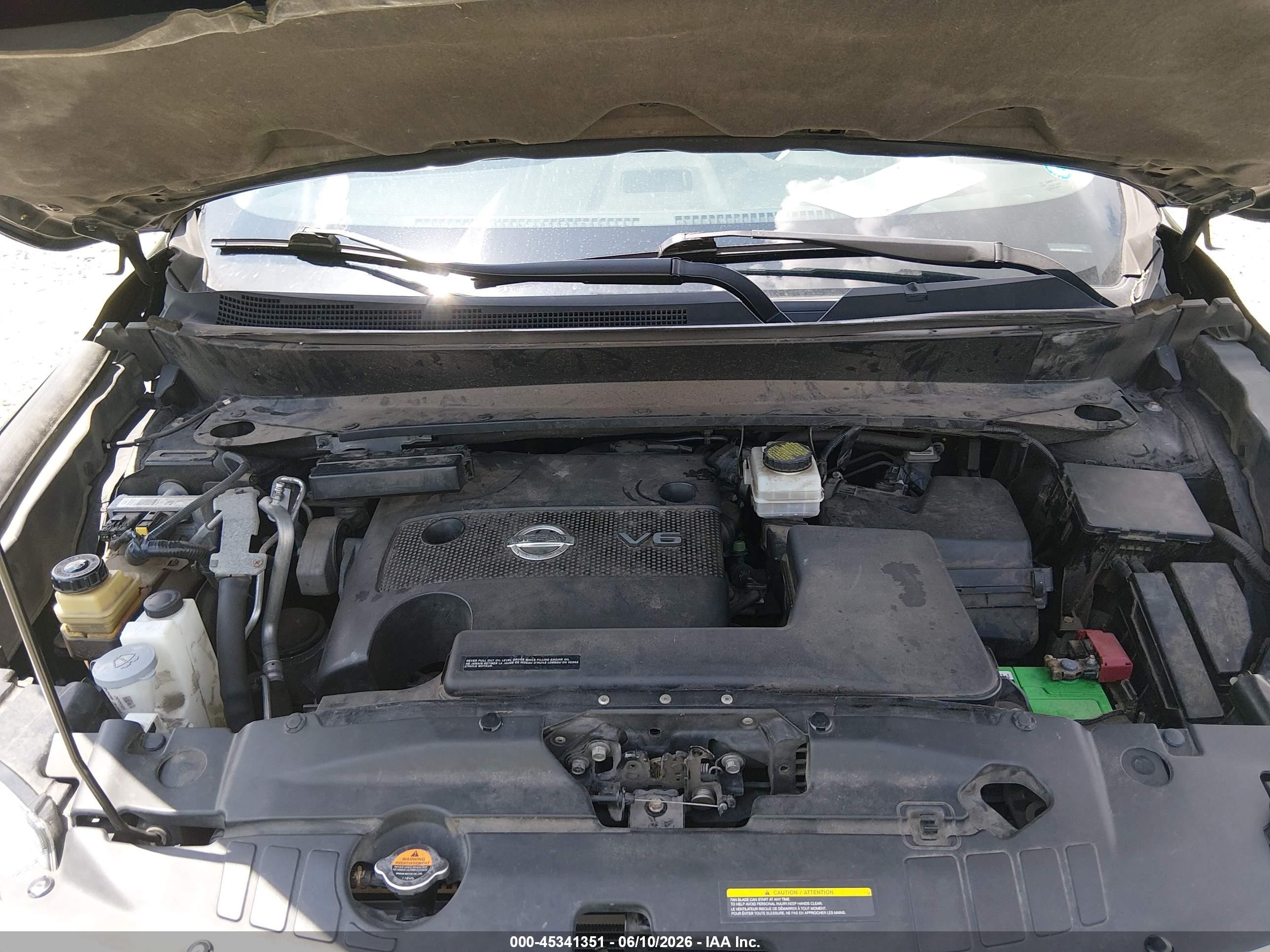 2014 Nissan Pathfinder S Black vin: 5N1AR2MM5EC697623