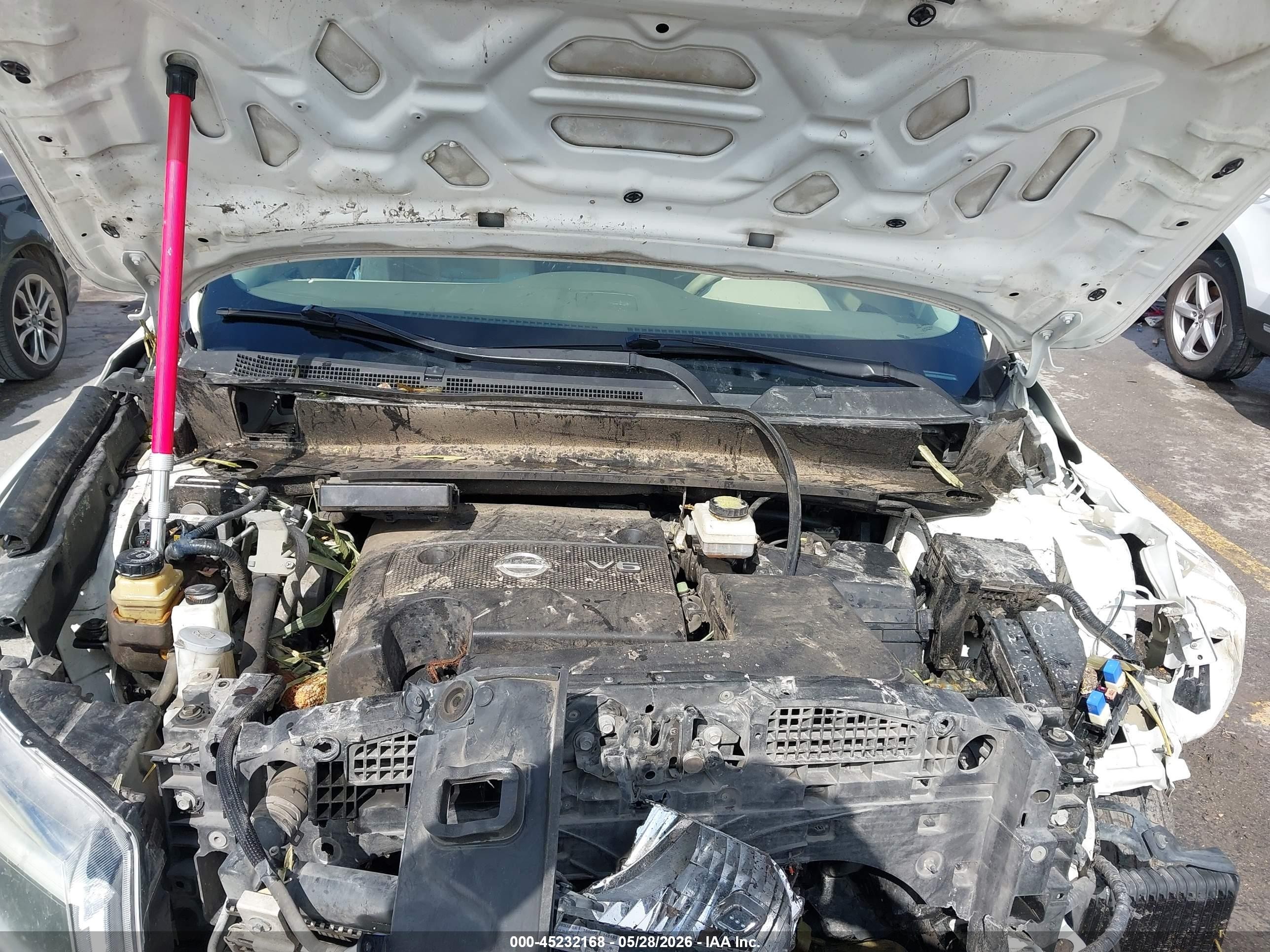 2014 Nissan Pathfinder S White vin: 5N1AR2MM5EC705896