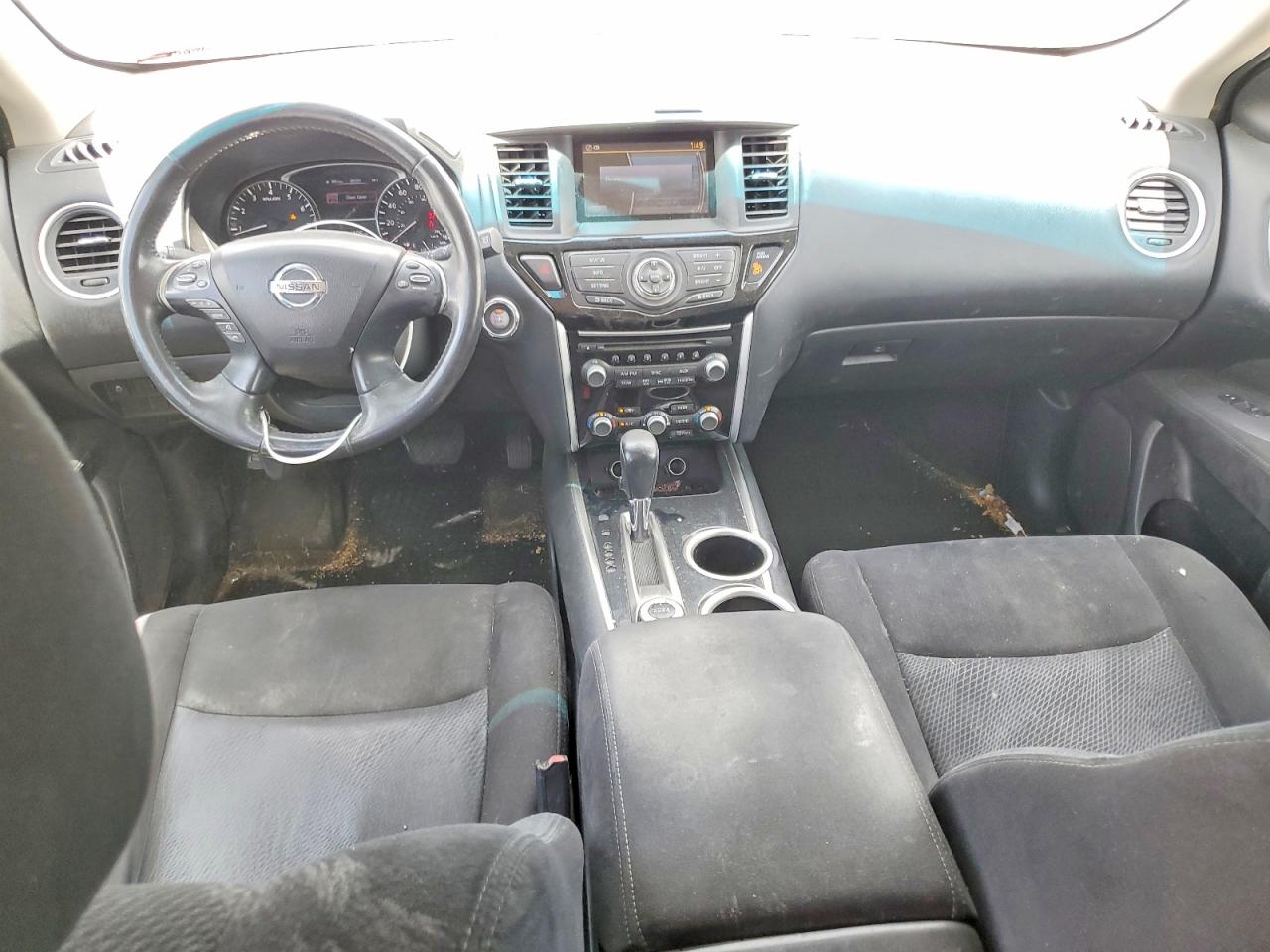 2014 Nissan Pathfinder Sv Black vin: 5N1AR2MM5EC710970