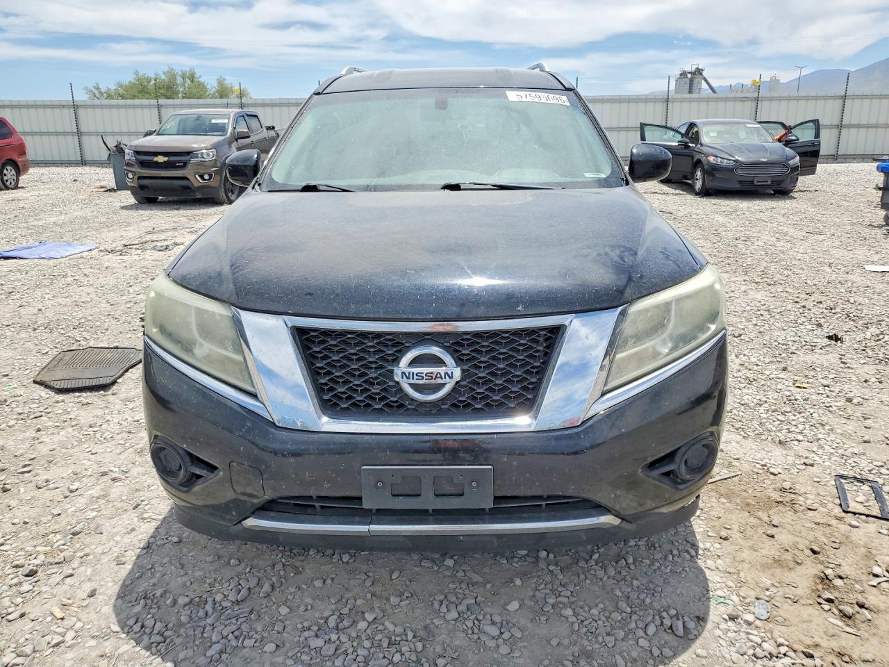2014 Nissan Pathfinder Sv Black vin: 5N1AR2MM5EC710970