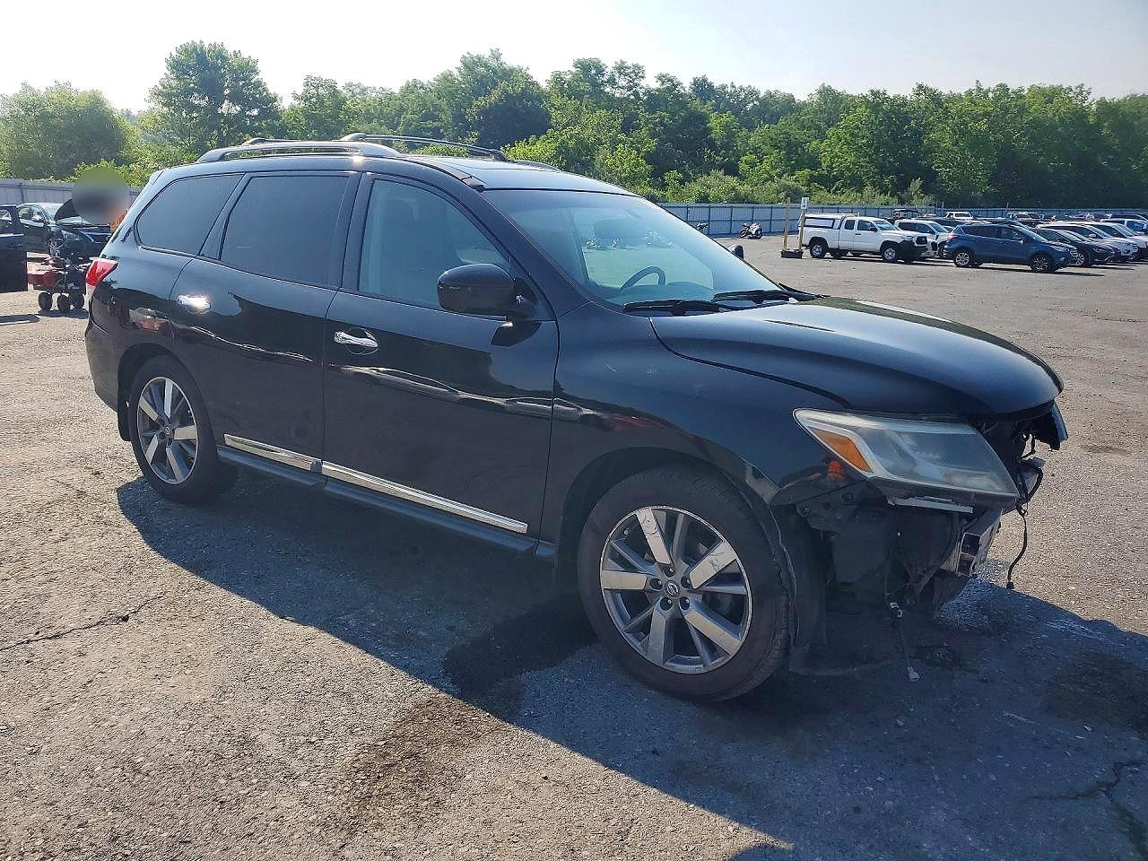 2014 Nissan Pathfinder Black vin: 5N1AR2MM5EC715876