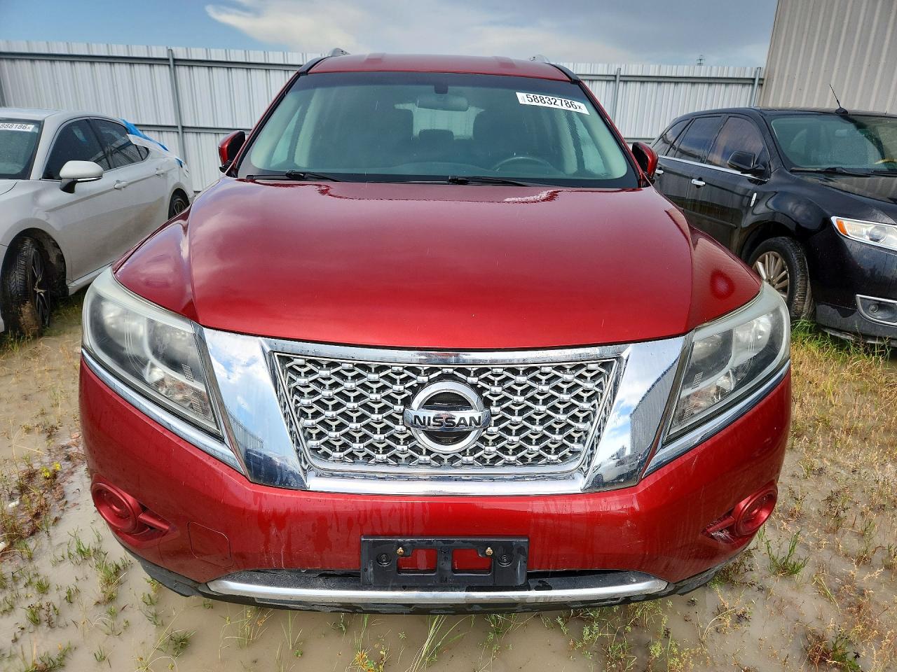 2014 Nissan Pathfinder Sv Red vin: 5N1AR2MM5EC718339