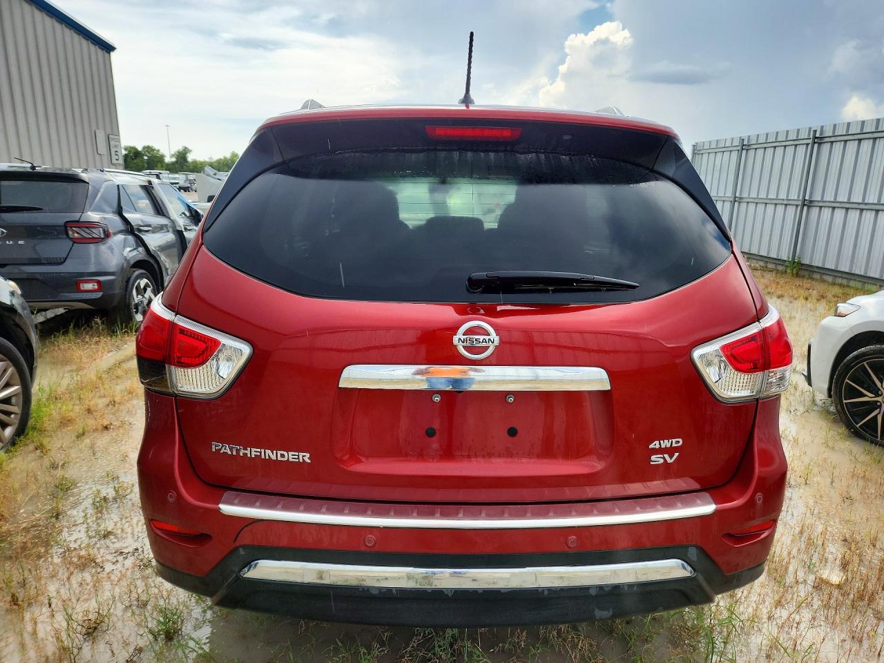2014 Nissan Pathfinder Sv Red vin: 5N1AR2MM5EC718339