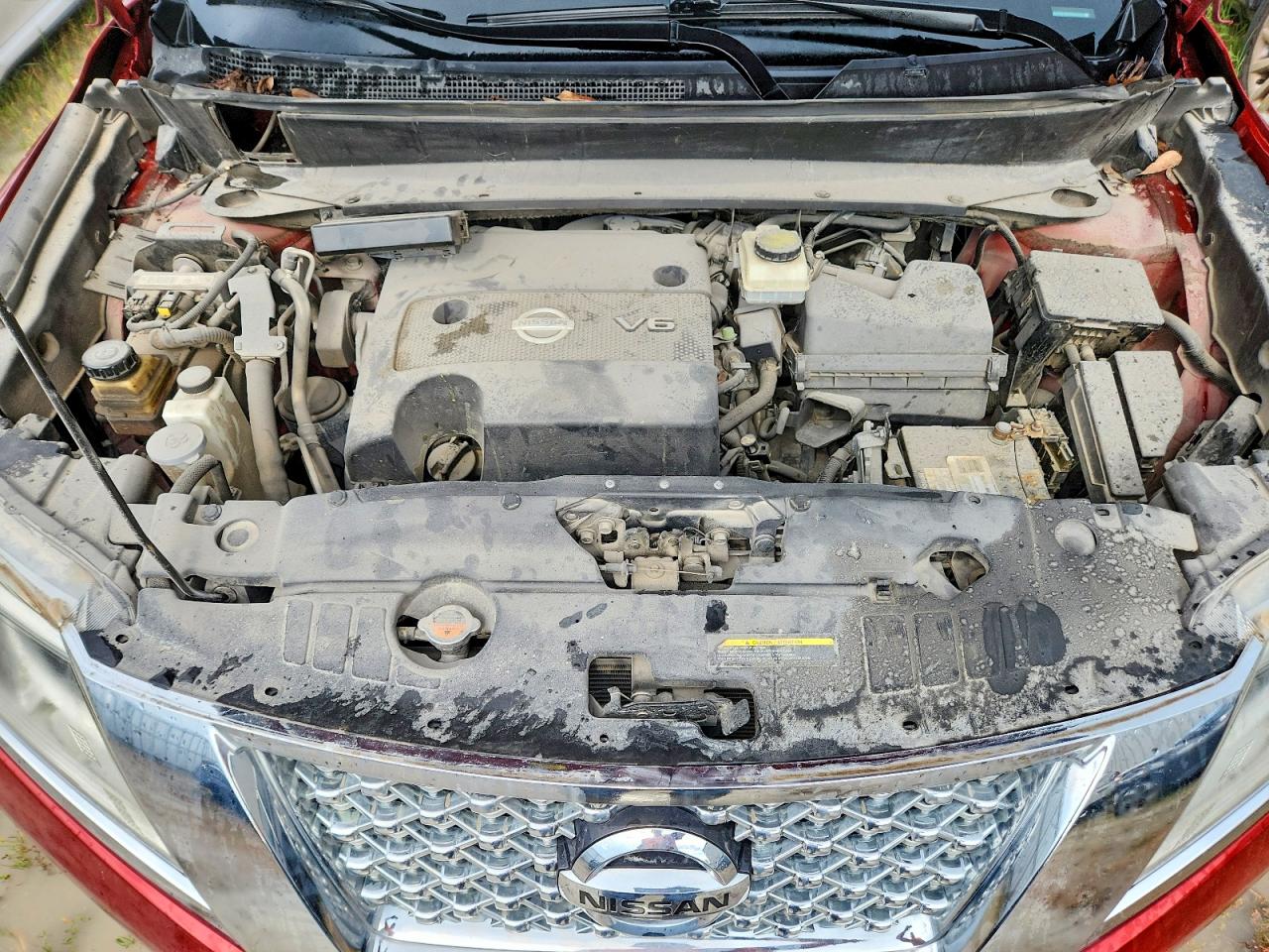 2014 Nissan Pathfinder Sv Red vin: 5N1AR2MM5EC718339
