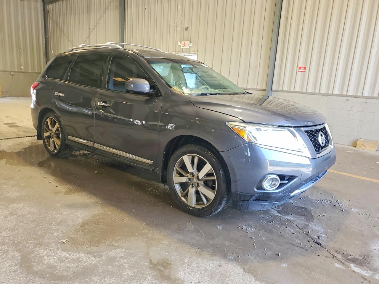 2014 Nissan Pathfinder S Серый vin: 5N1AR2MM5EC723086