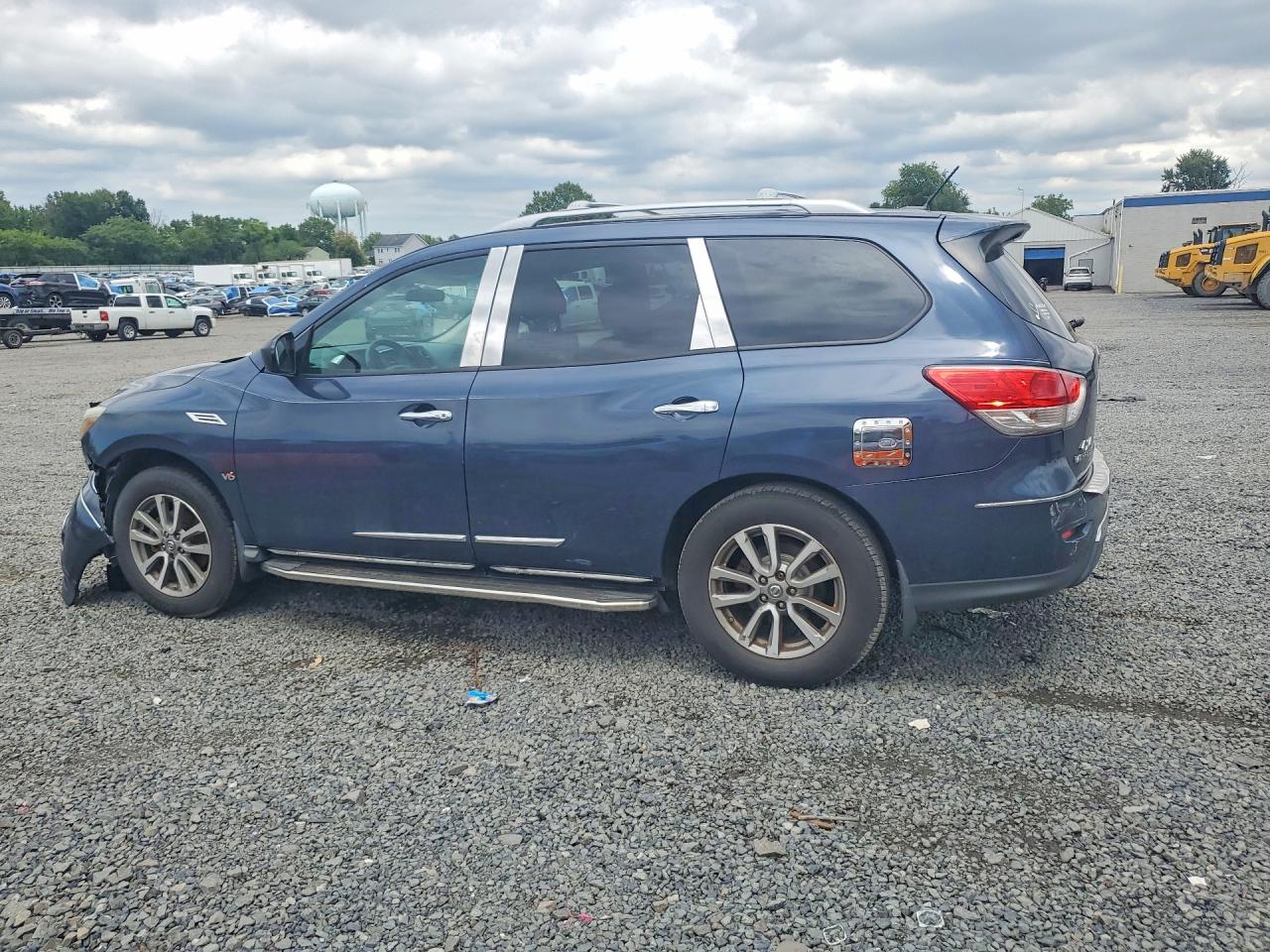 2014 Nissan Pathfinder Sv Синий vin: 5N1AR2MM5EC725646