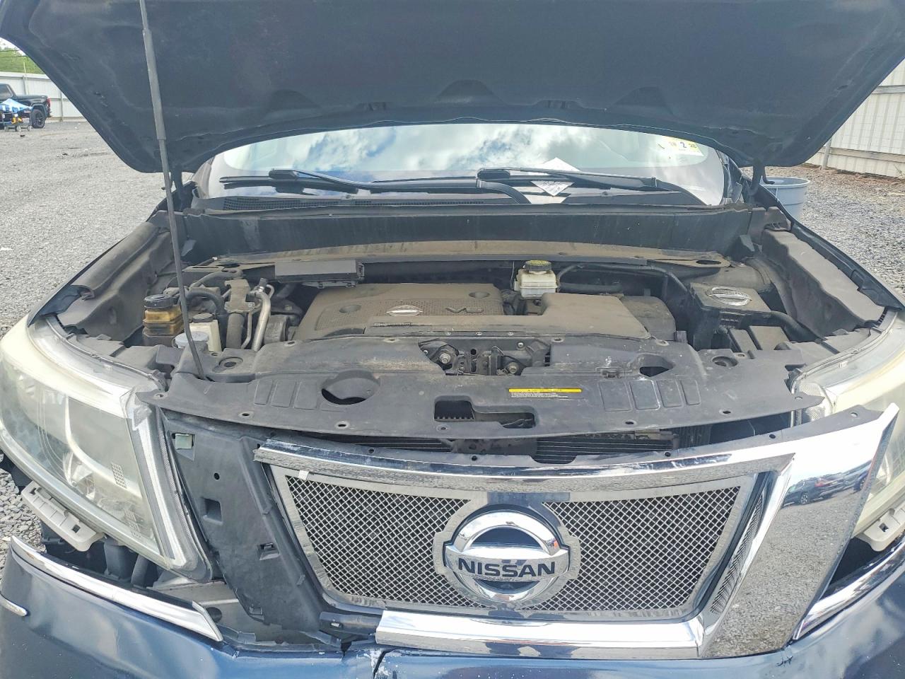 2014 Nissan Pathfinder Sv Синий vin: 5N1AR2MM5EC725646