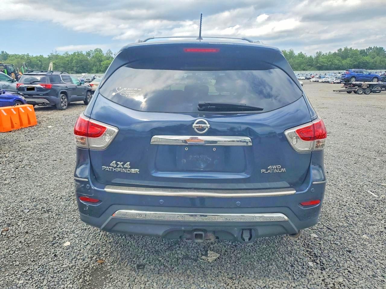 2014 Nissan Pathfinder Sv Синий vin: 5N1AR2MM5EC725646