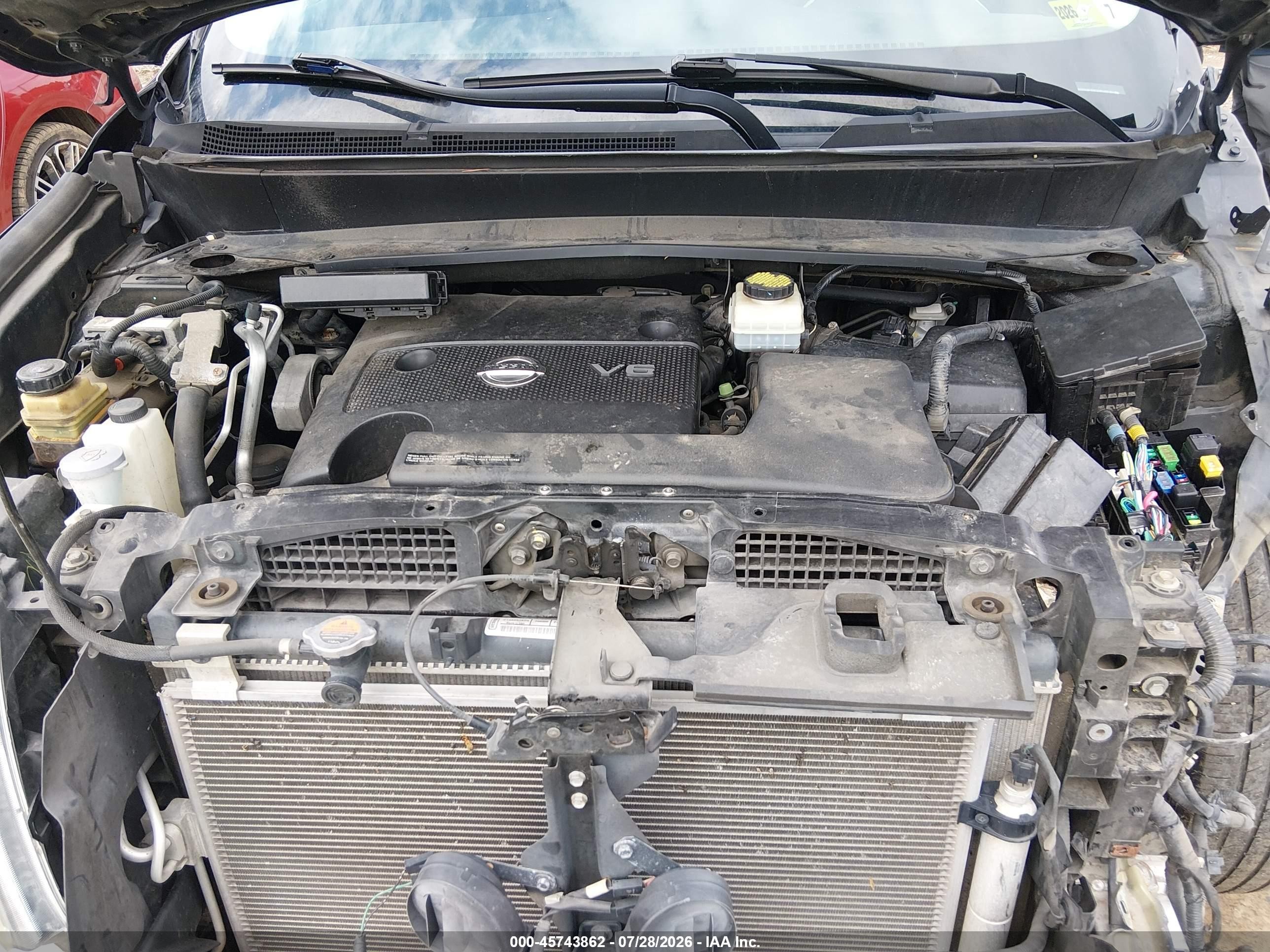 2014 Nissan Pathfinder Sv Серый vin: 5N1AR2MM5EC731737